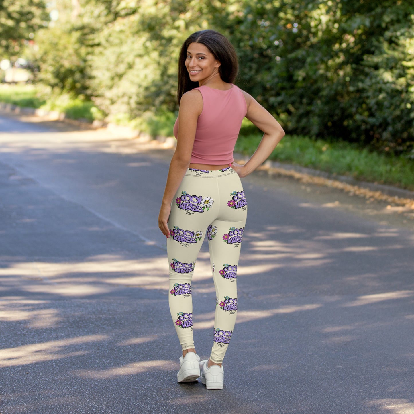 She Her Spandex Leggings