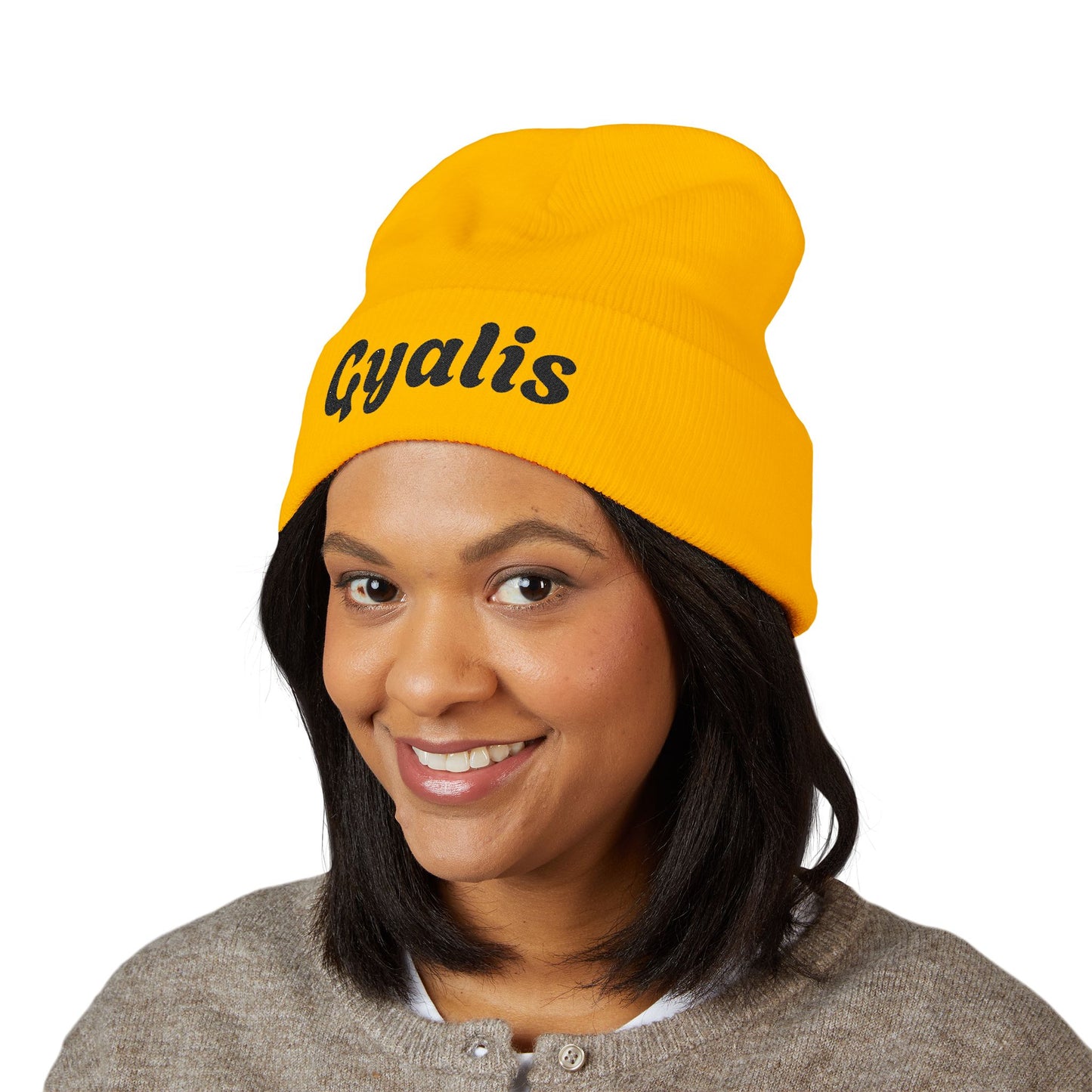 Gyalis Cuffed Beanie (Embroidery)
