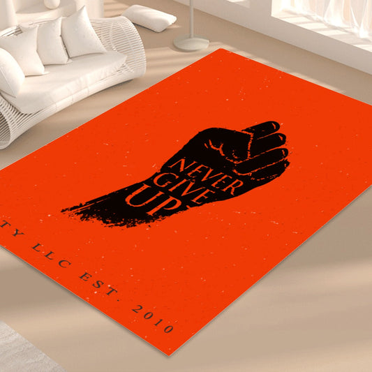 Never Give Up Foldable Floor Mat