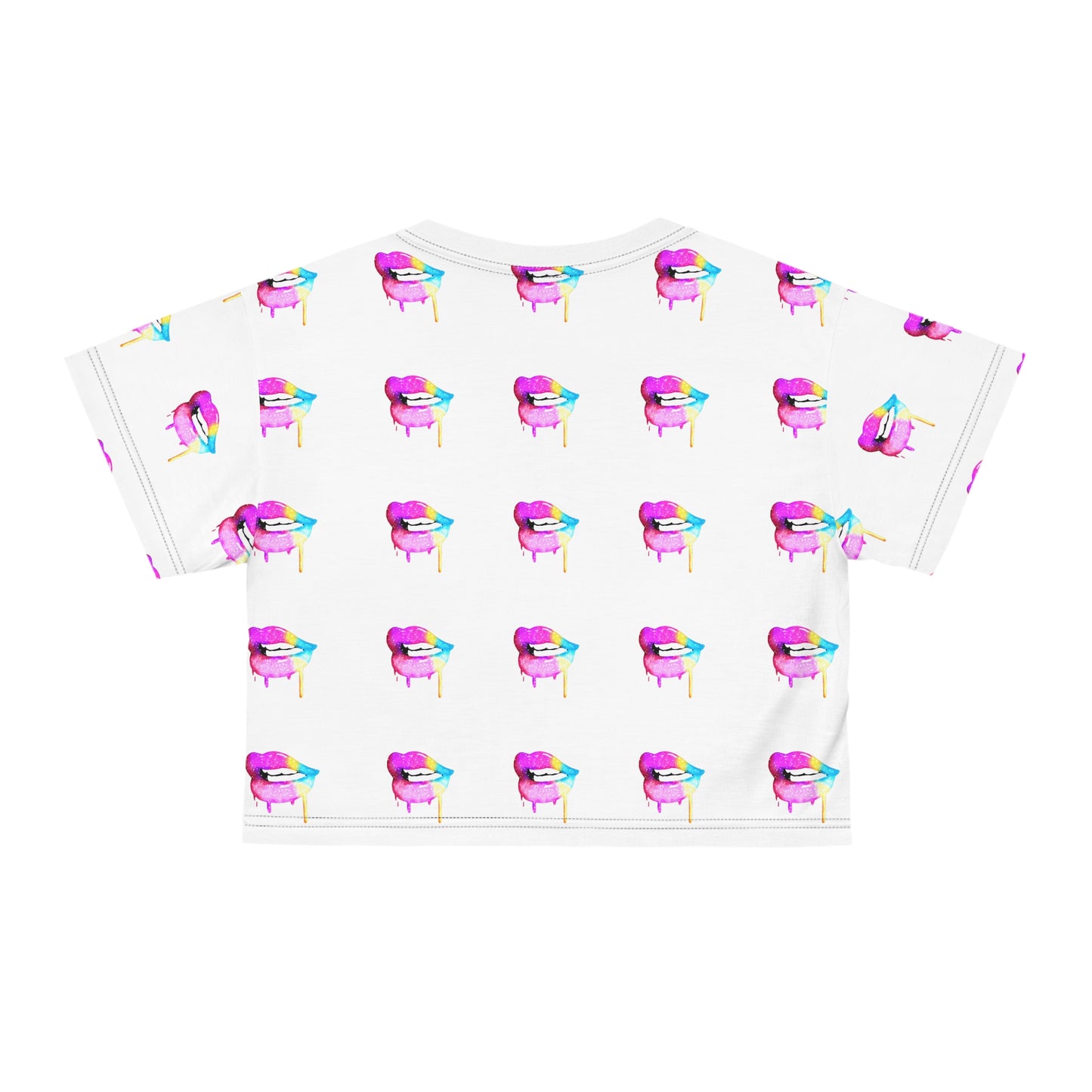 Drippy Lips Crop Tee