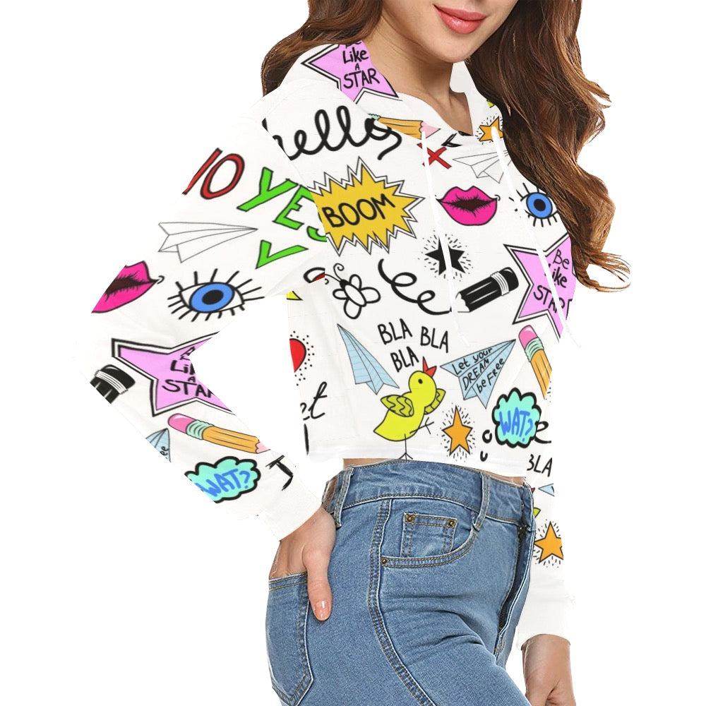 HollyHood Crop Top Hoodie