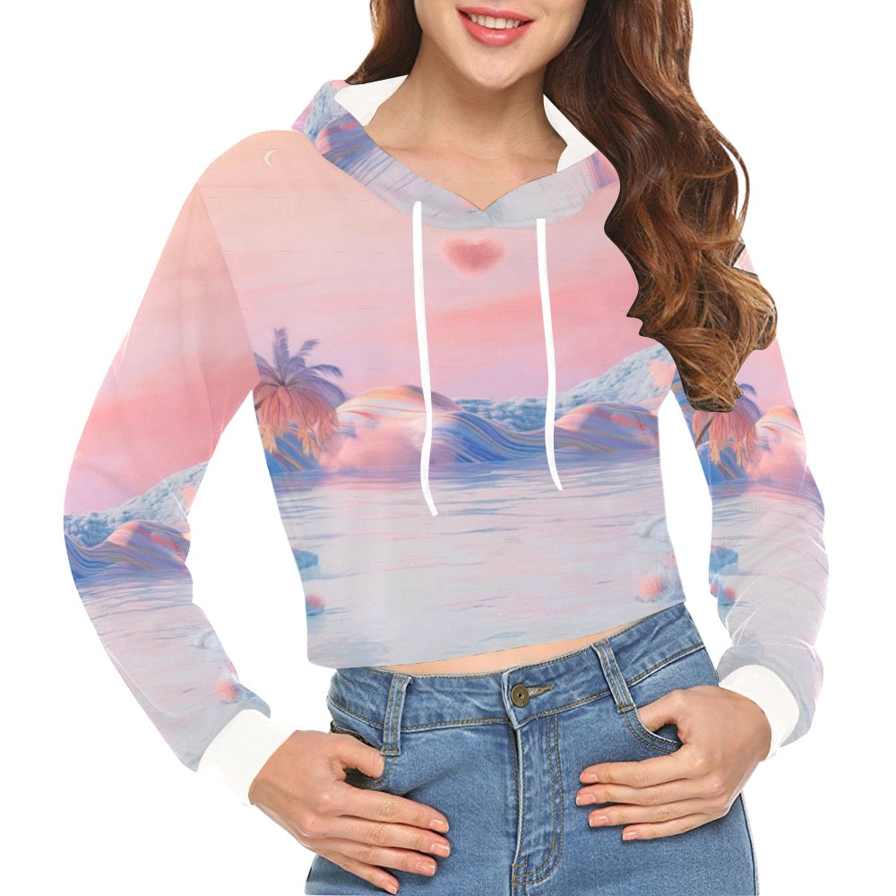 Su bonita sudadera con capucha corta