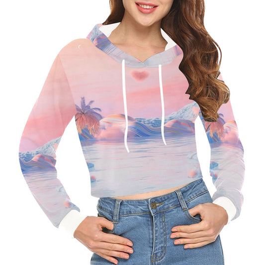 Her Pretty Crop Top Hoodie