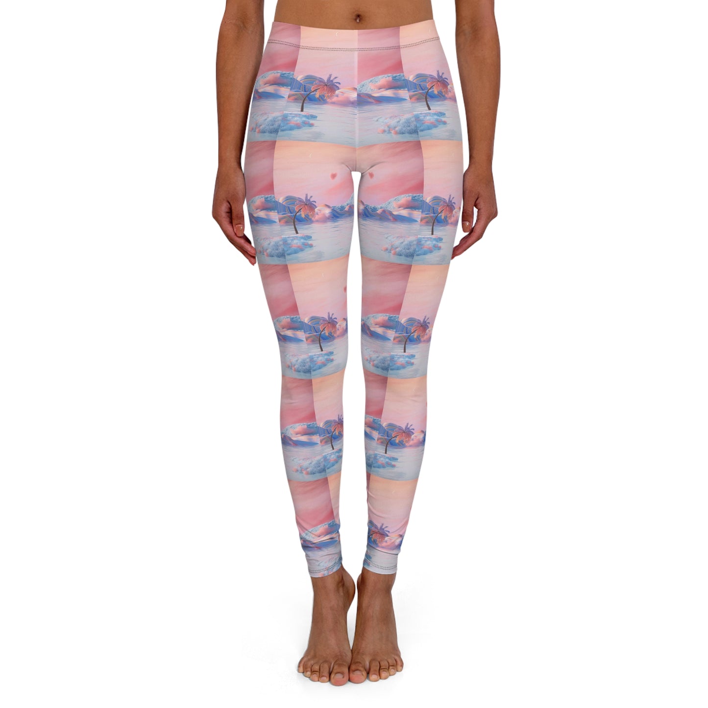 Sus bonitos leggings de licra 