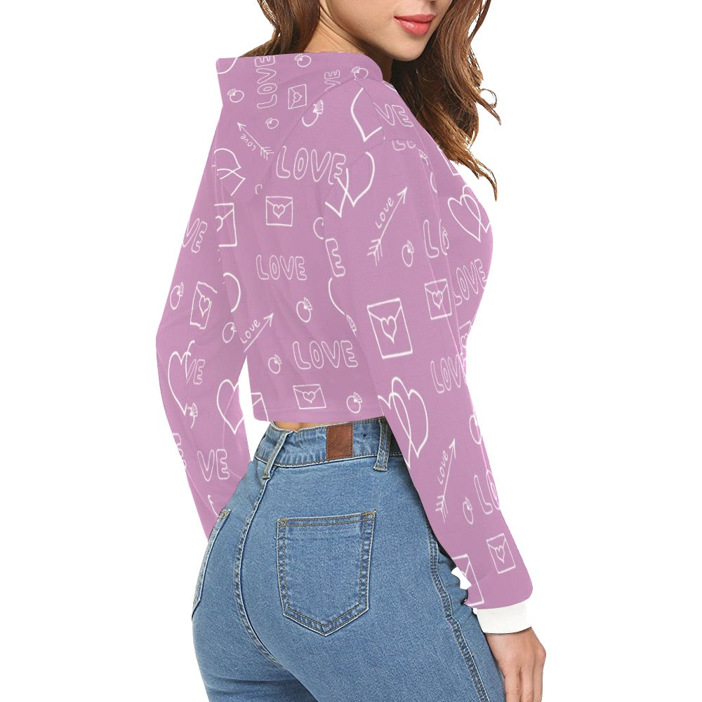 She Bonita Crop Top Hoodie