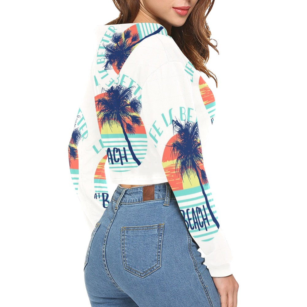 Boujie Crop Top Hoodie