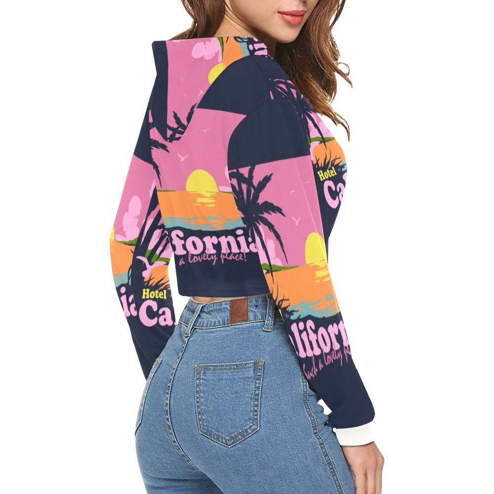 Ms. Immaculate Crop Top Hoodie