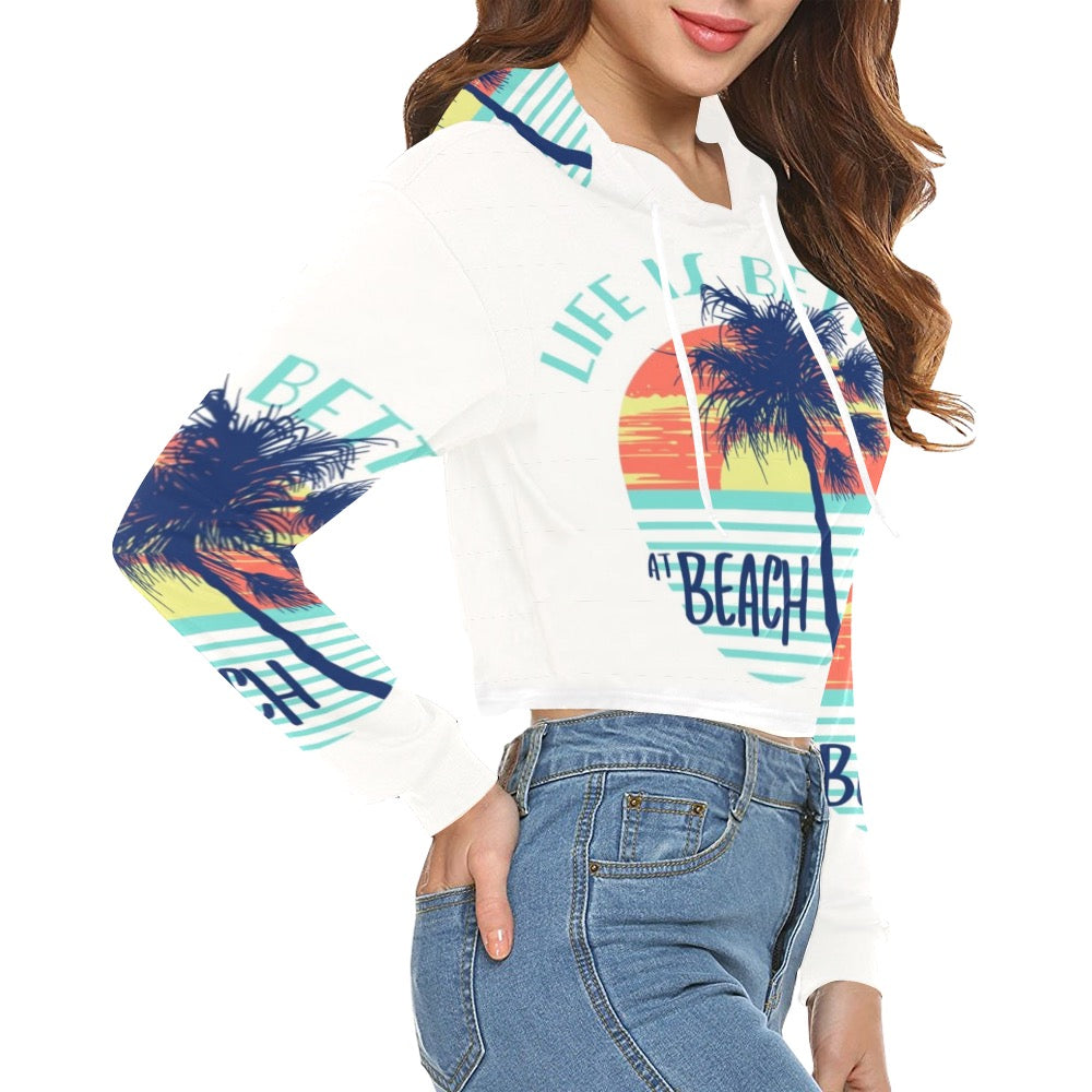 Boujie Crop Top Hoodie