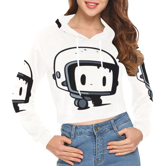 Her Chic Crop Top Hoodie