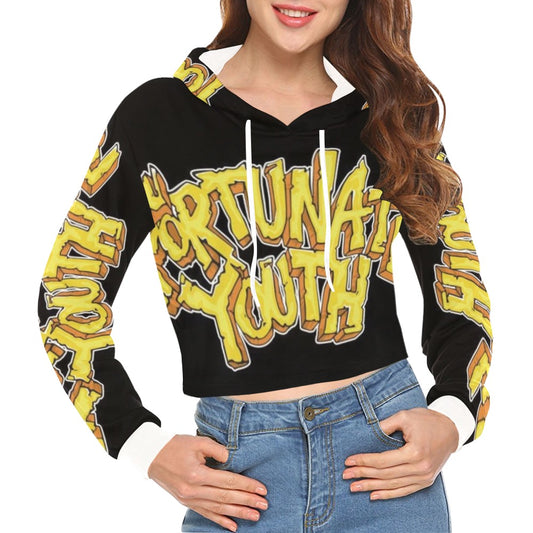 Fortunate Youth Crop Top Hoodie