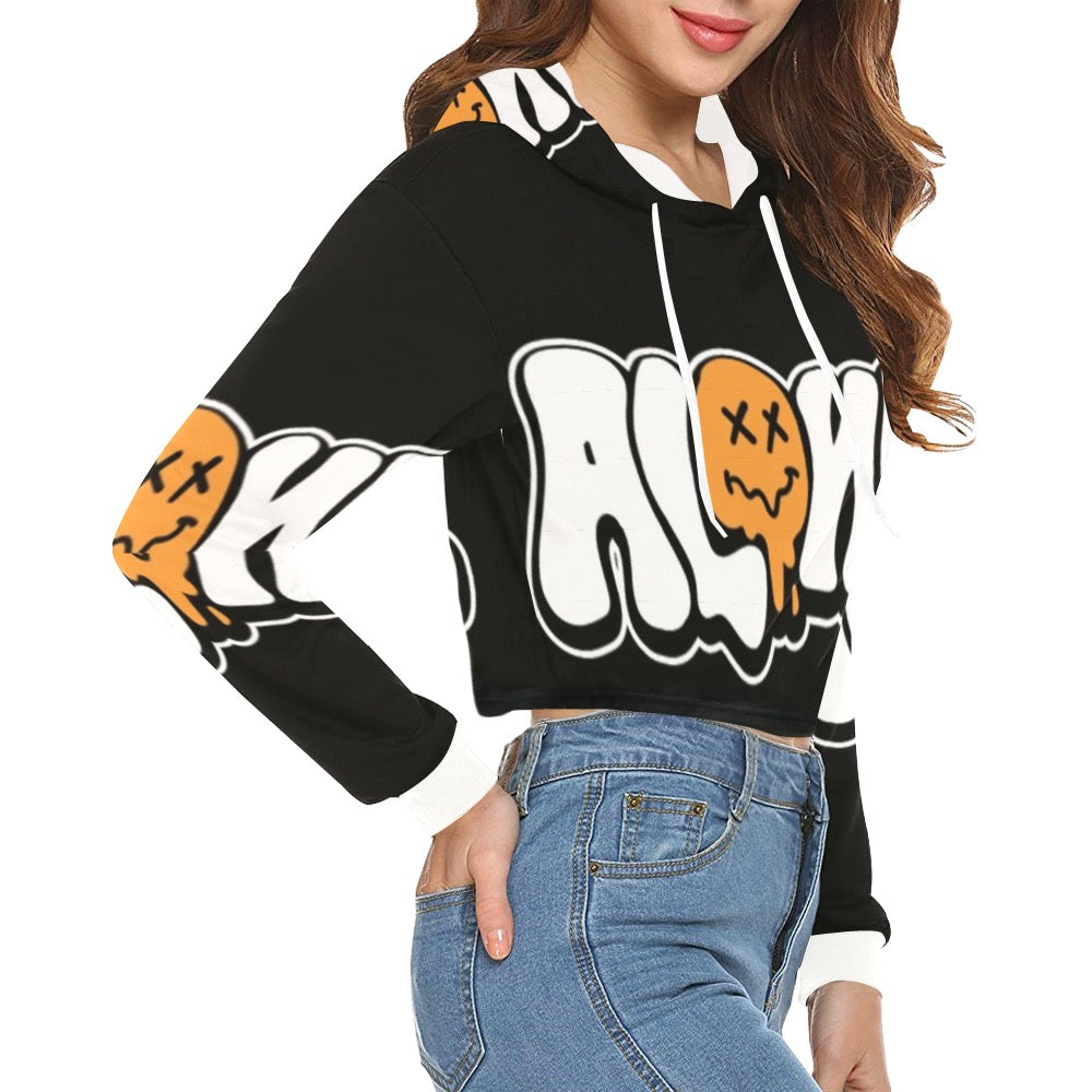 Ms. Loner Crop Top Hoodie