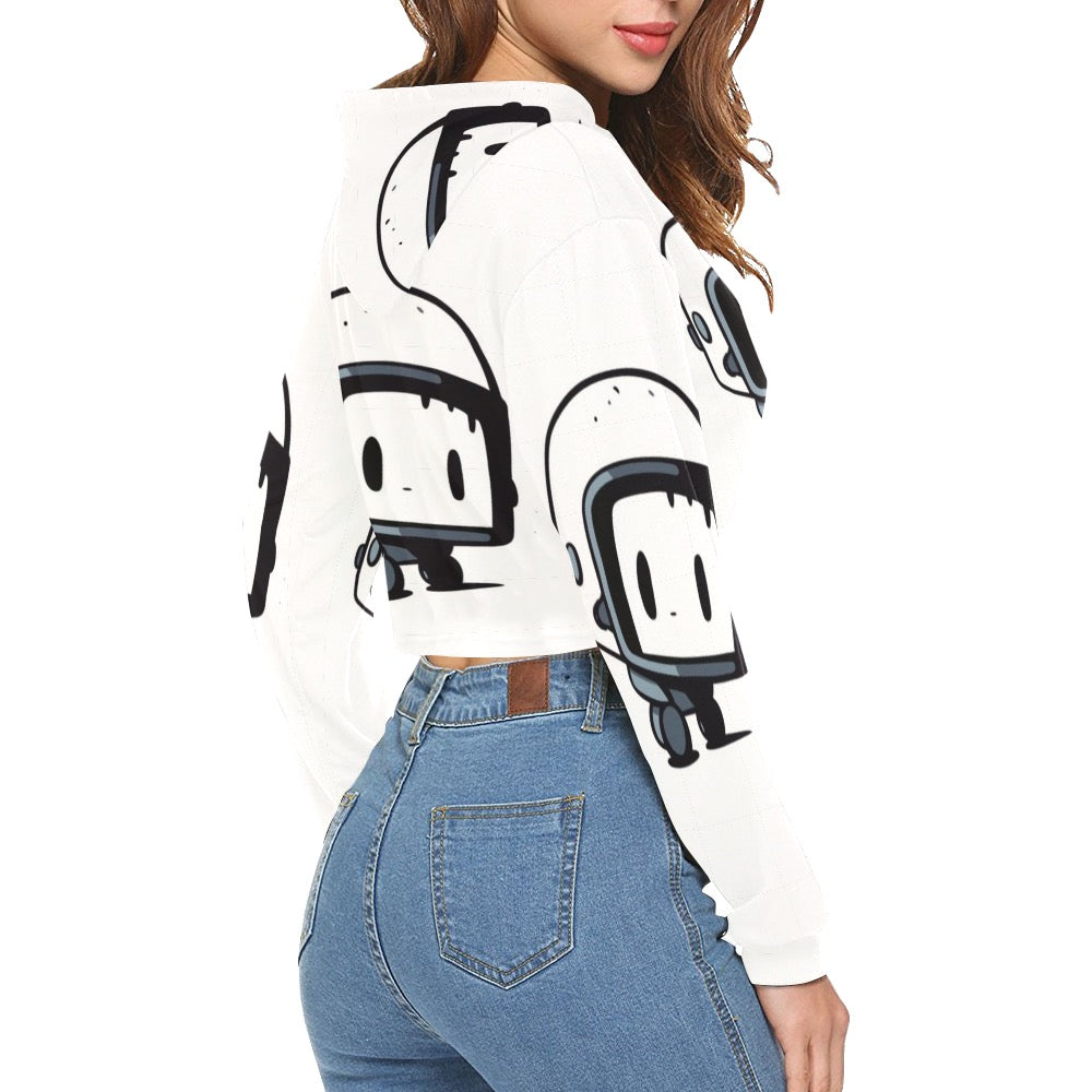 Her Chic Crop Top Hoodie