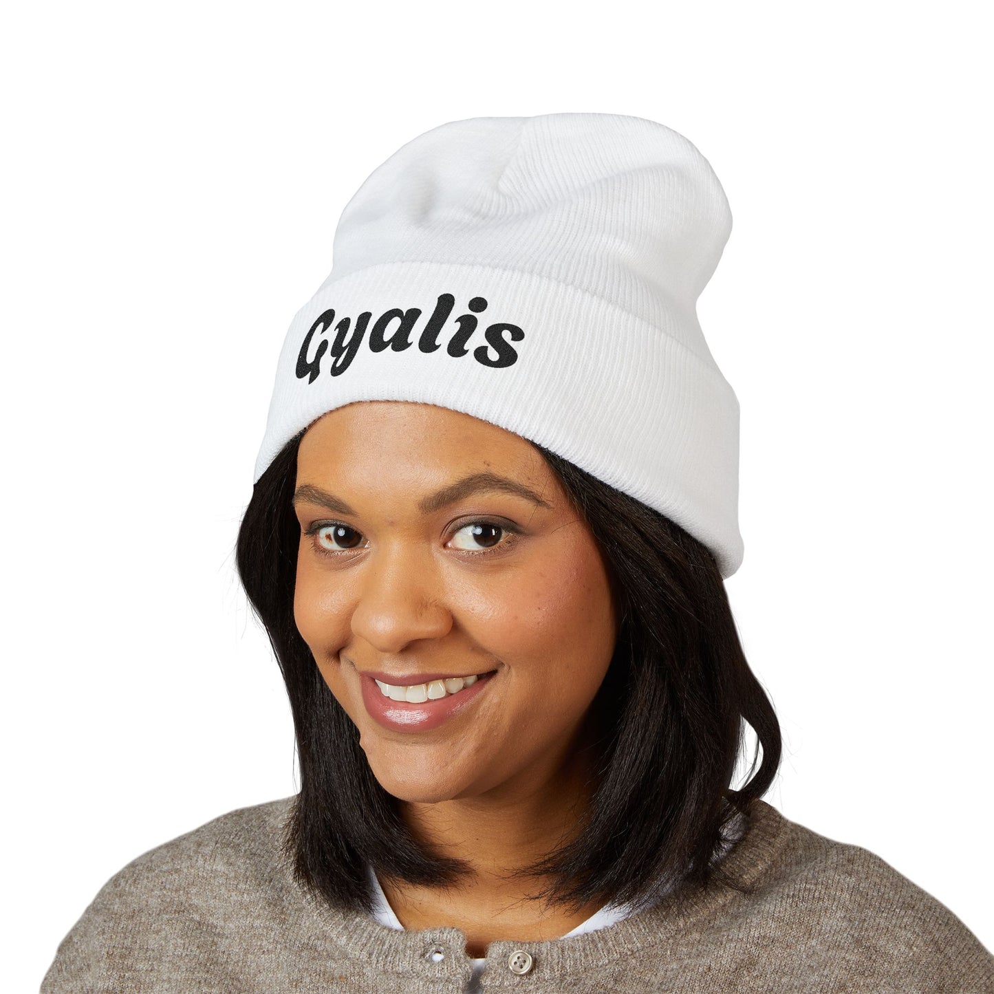 Gyalis Cuffed Beanie (Embroidery)