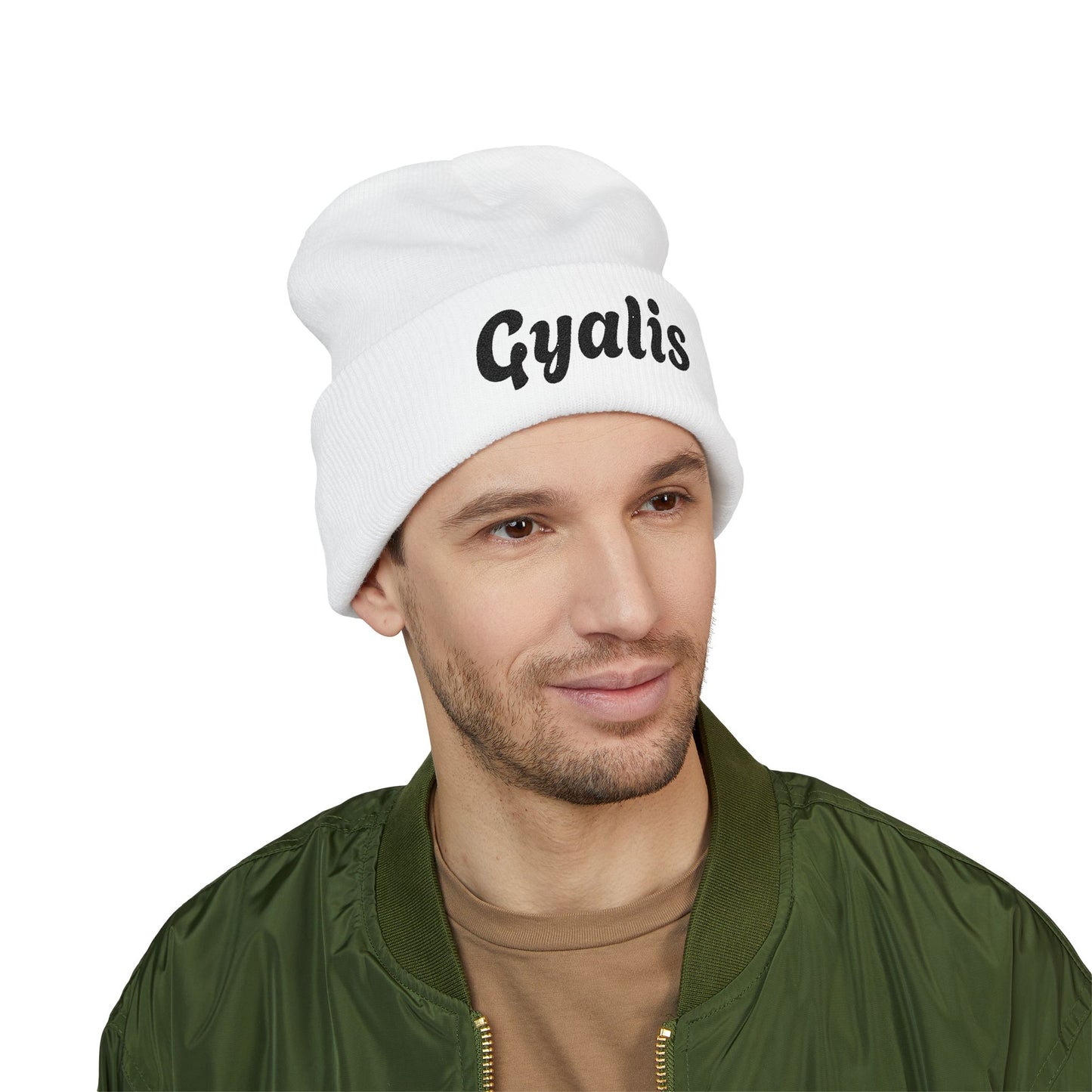Gyalis Cuffed Beanie (Embroidery)