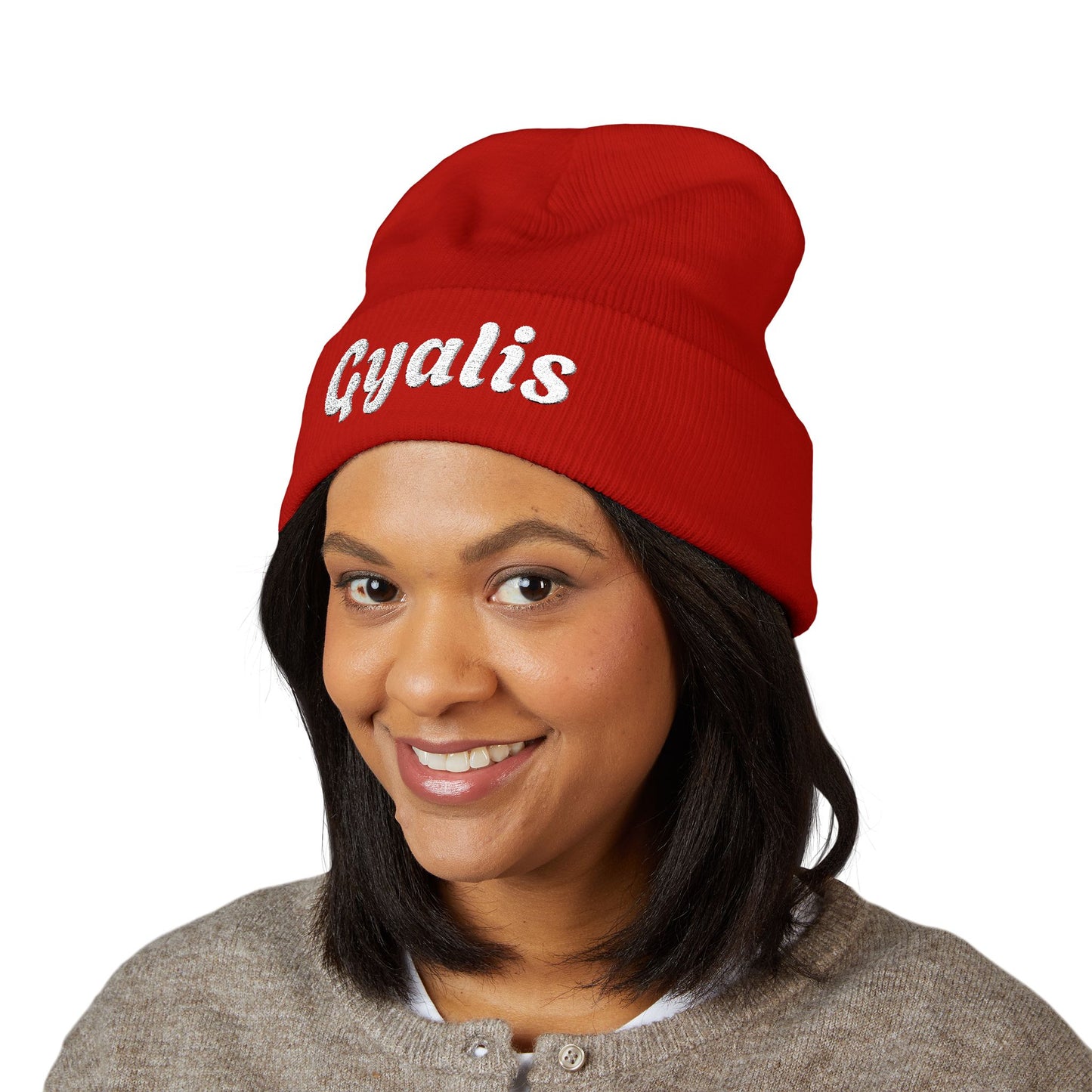 Gyalis Cuffed Beanie (Embroidery)