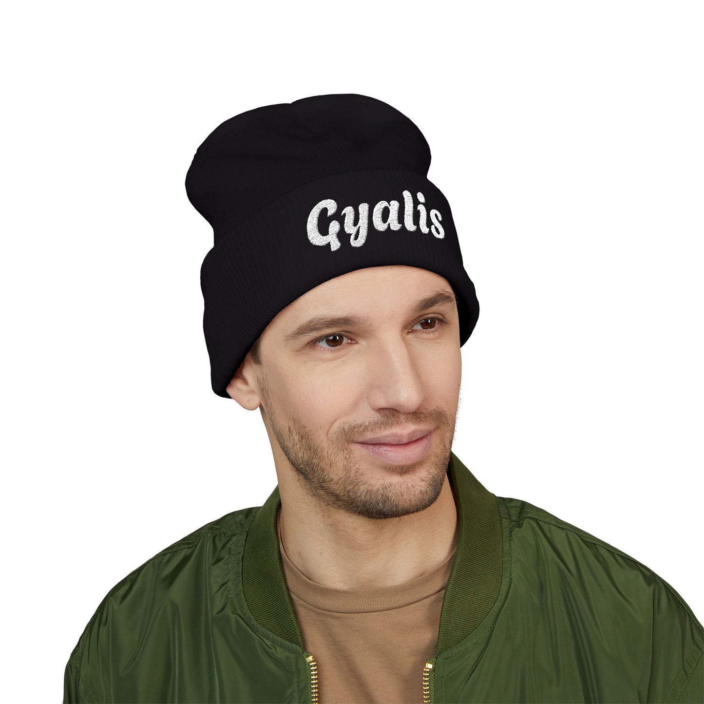 Gyalis Cuffed Beanie (Embroidery)