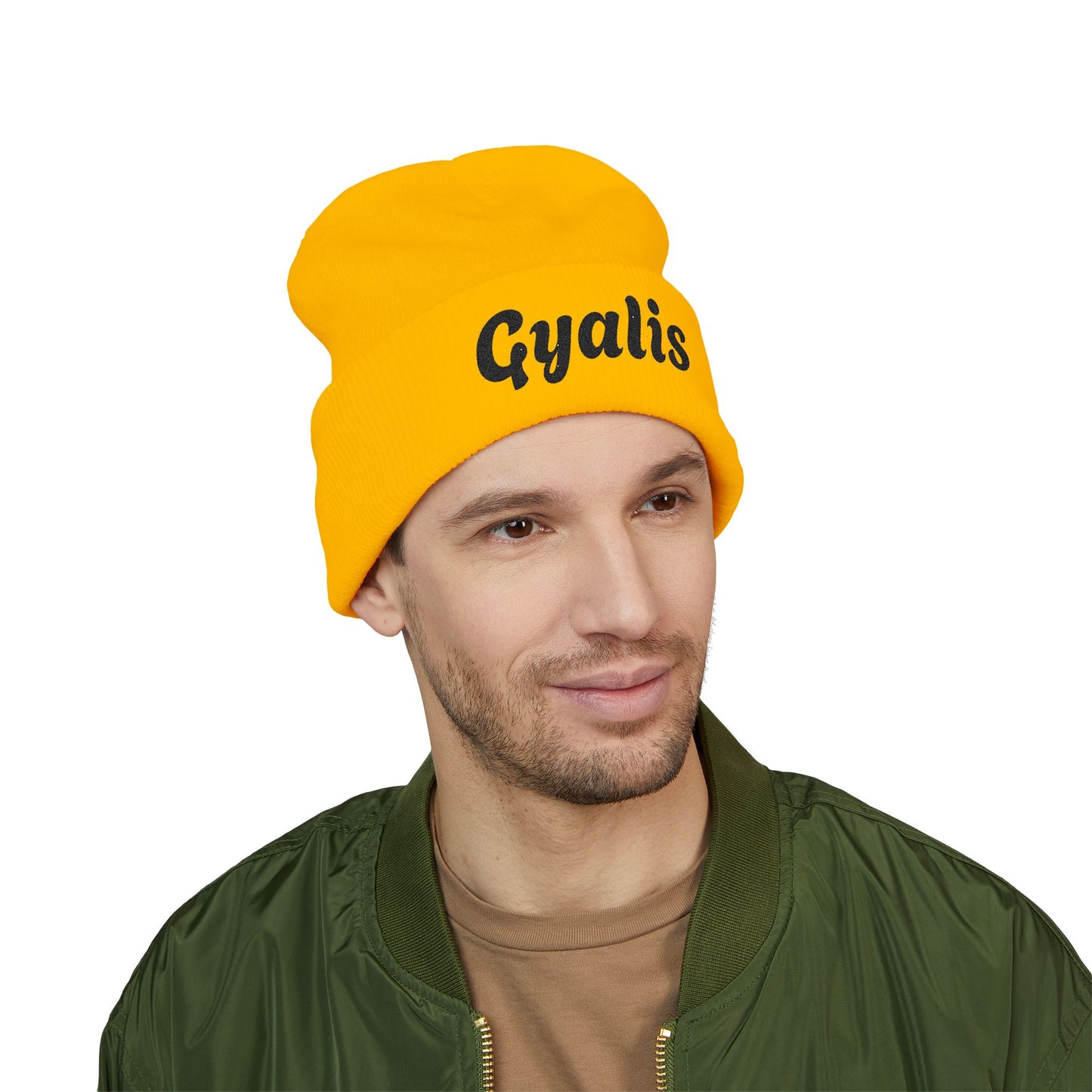 Gyalis Cuffed Beanie (Embroidery)