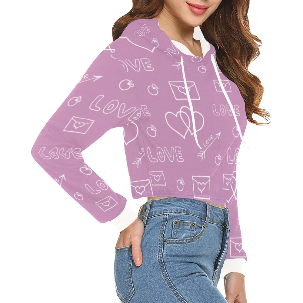 She Bonita Crop Top Hoodie