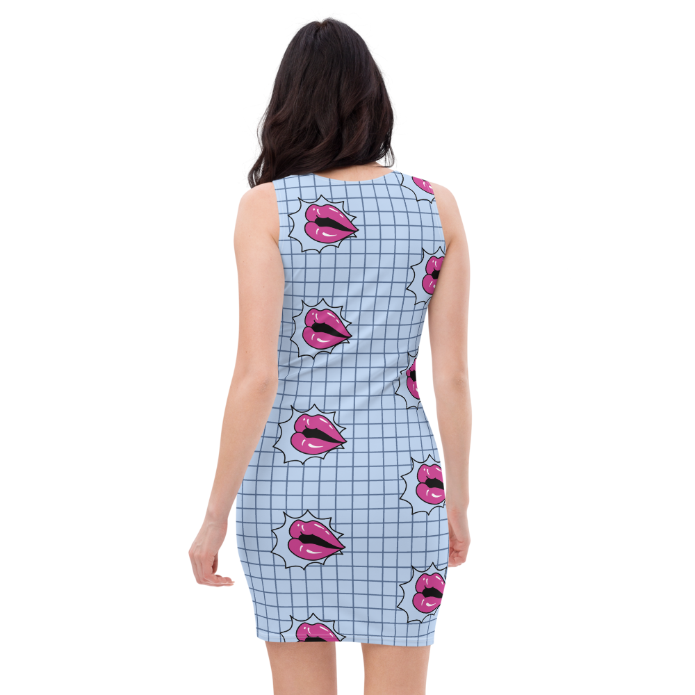 Lips Bodycon dress
