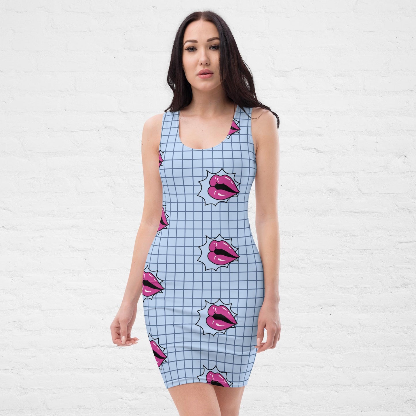 Lips Bodycon dress
