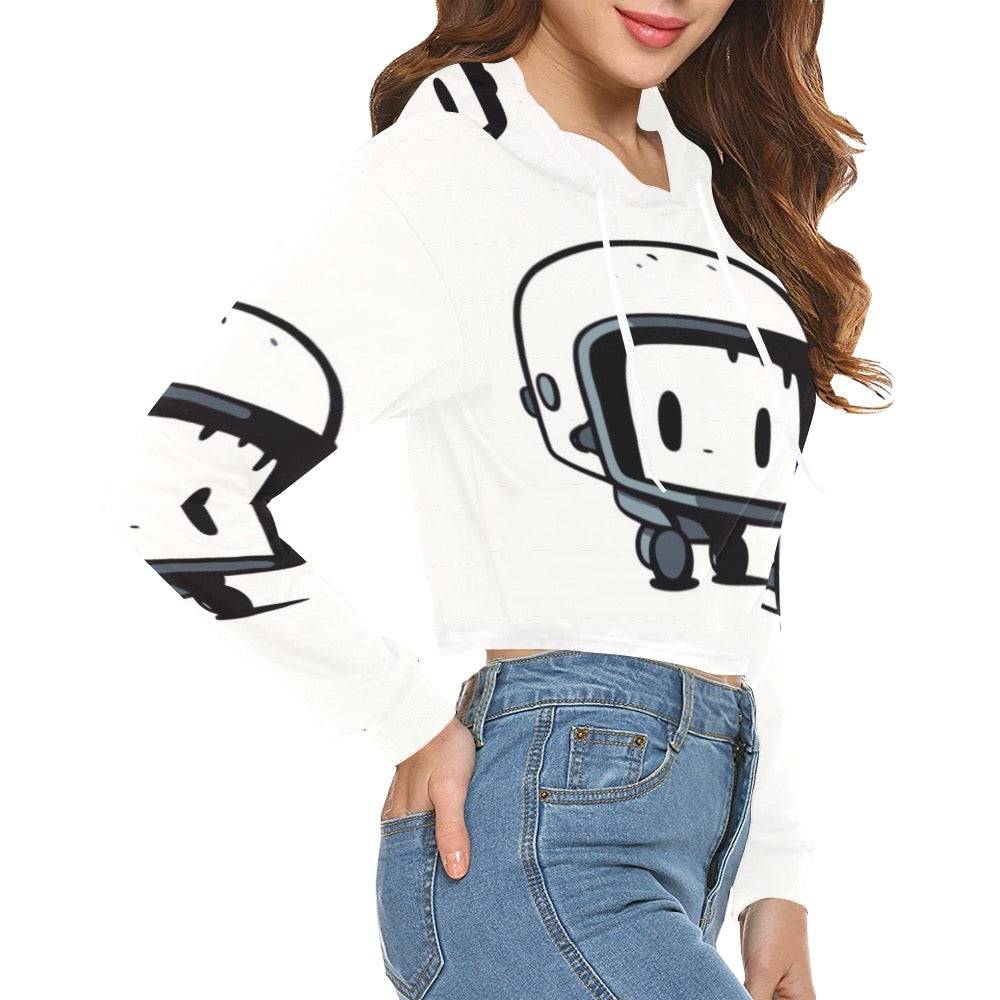 Her Chic Crop Top Hoodie