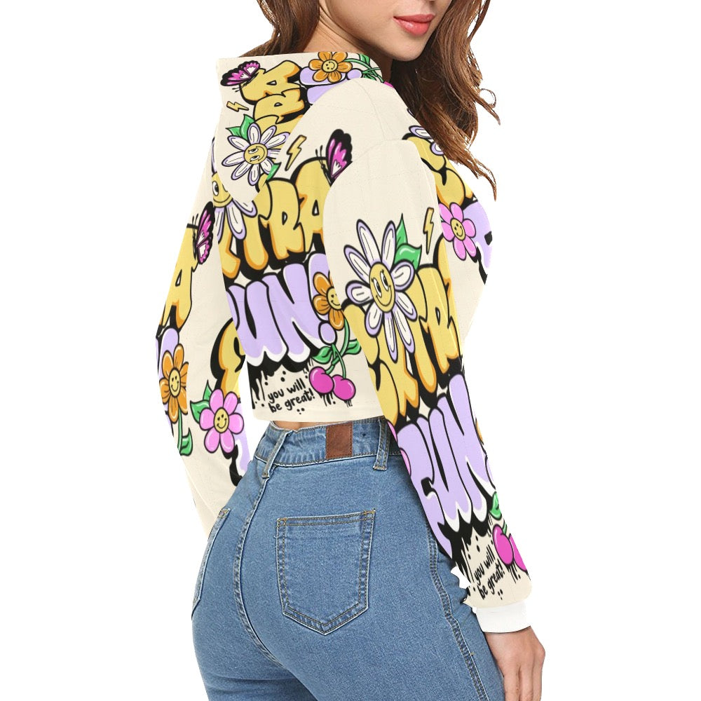 Fly Gurl Crop Top Hoodie