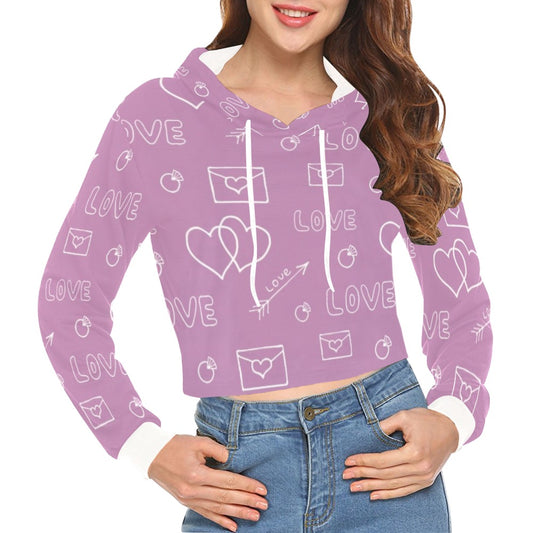 She Bonita Crop Top Hoodie