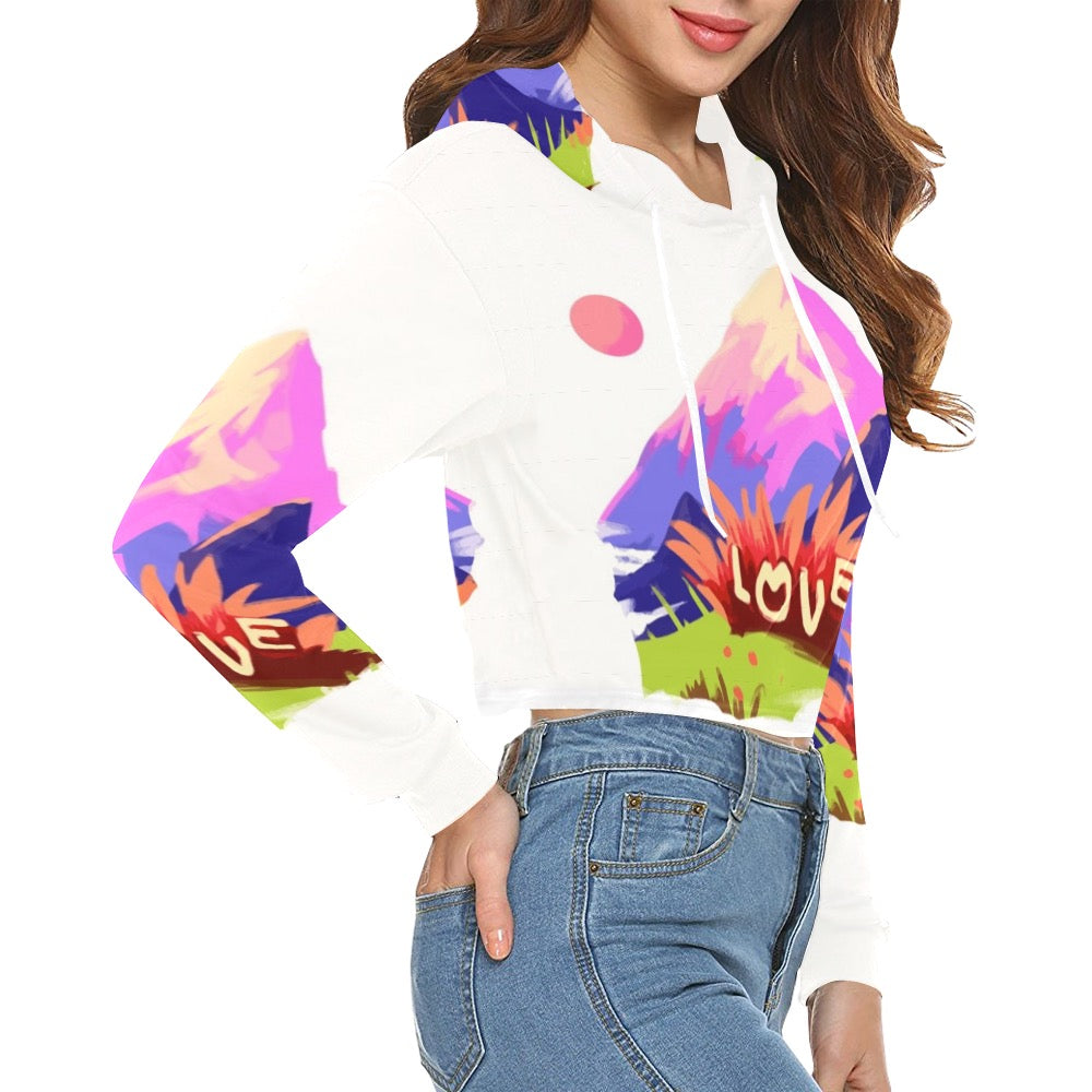 Miamor Crop Top Hoodie