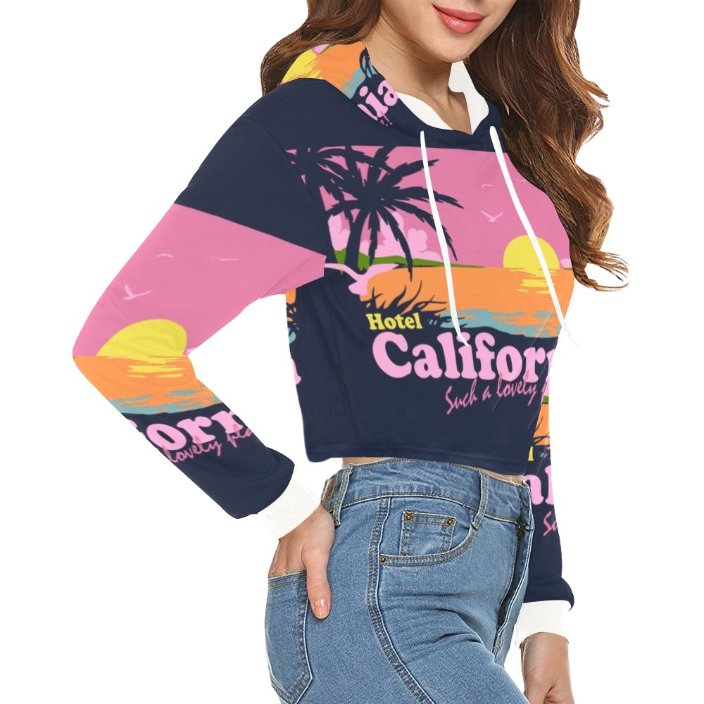 Ms. Immaculate Crop Top Hoodie