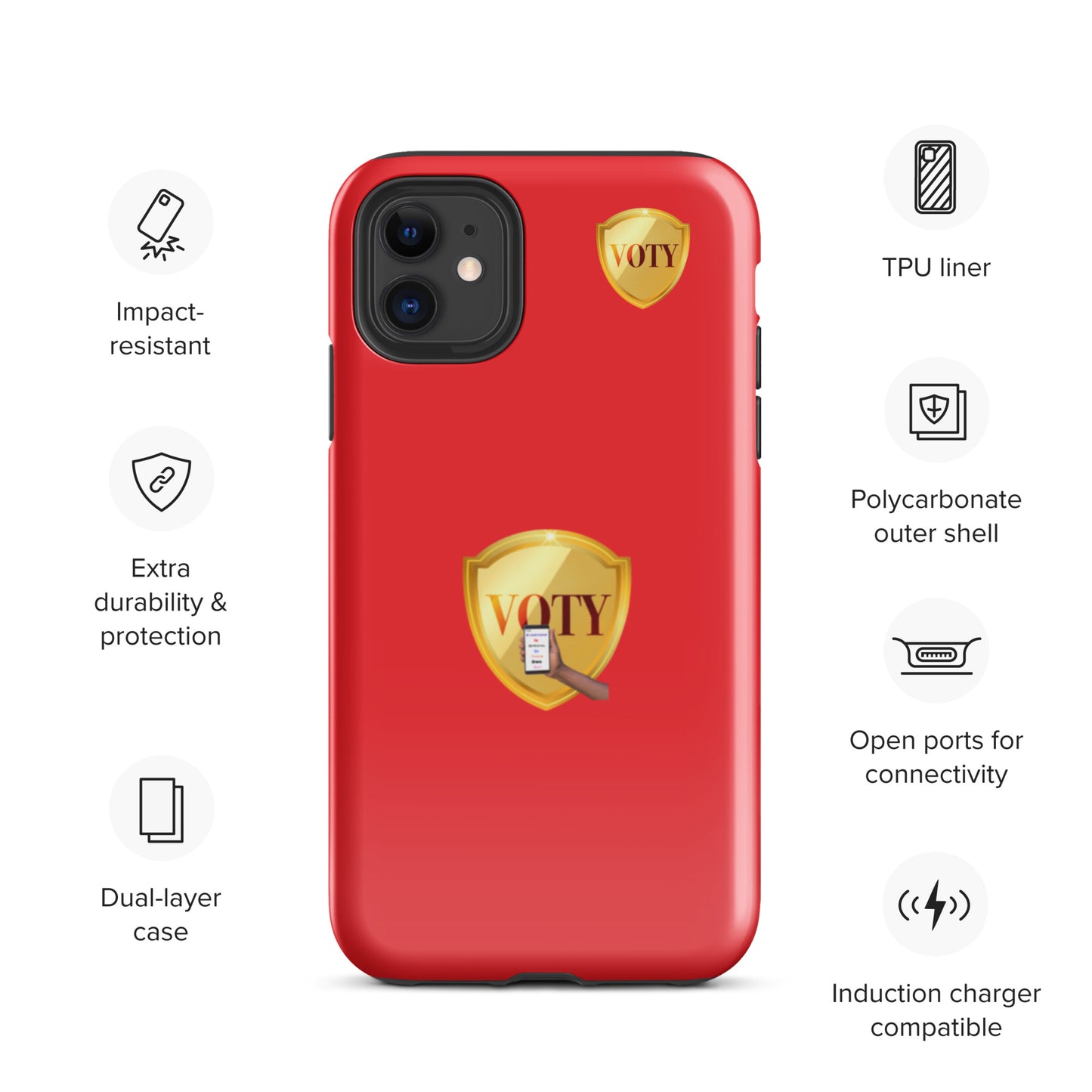 VOTY Tough Case for iPhone 11s
