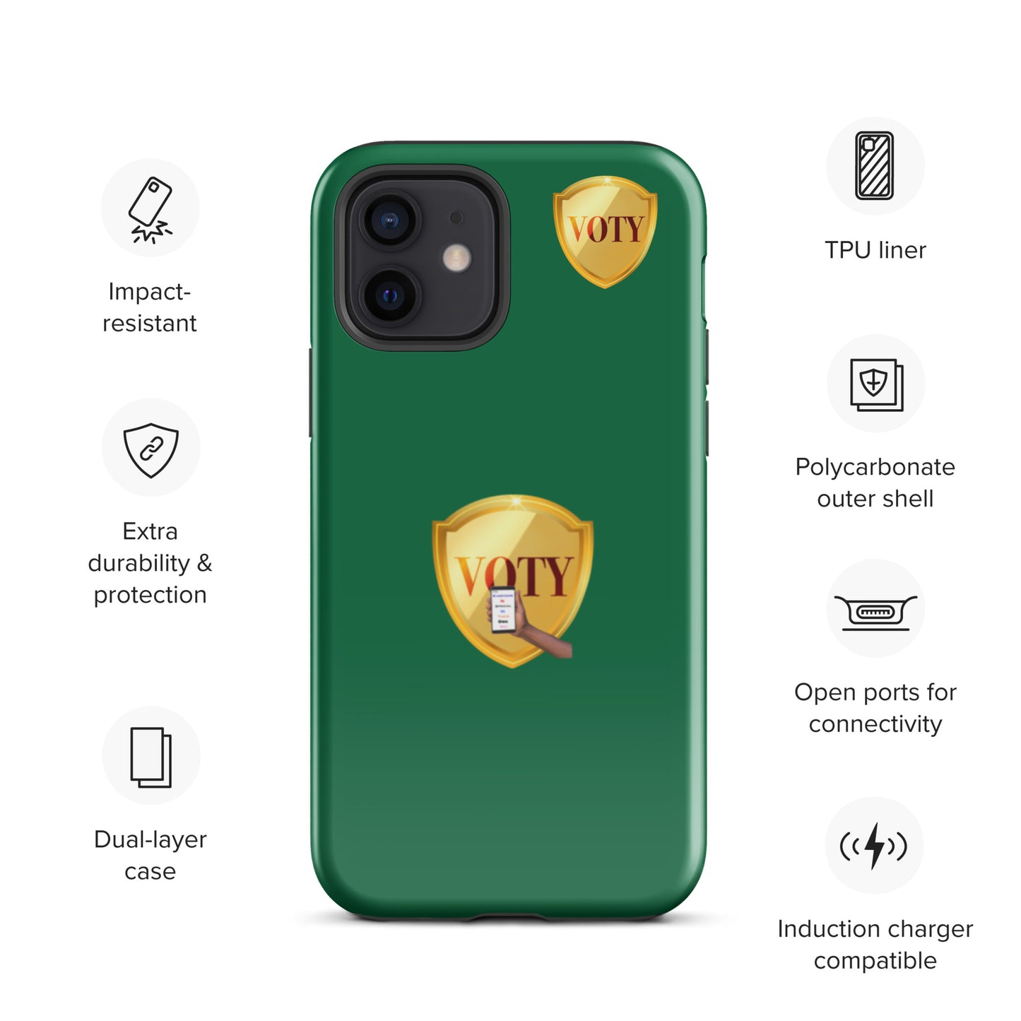 VOTY Tough Case for iPhone 12s