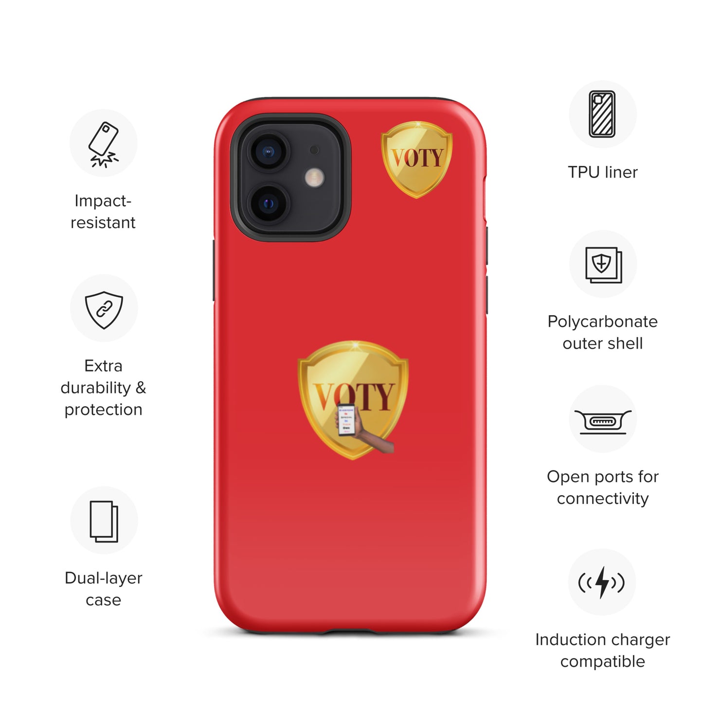 VOTY Tough Case for iPhone 12s