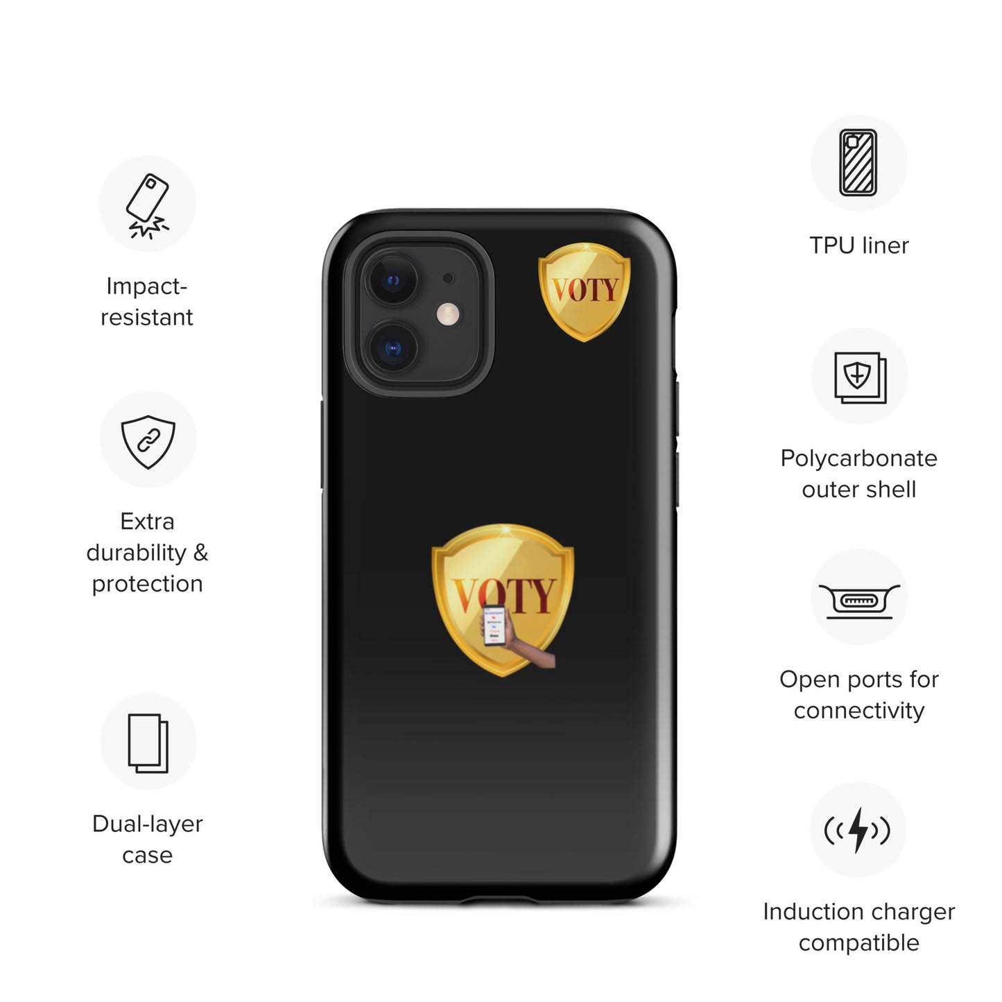 VOTY Tough Case for iPhone 12s