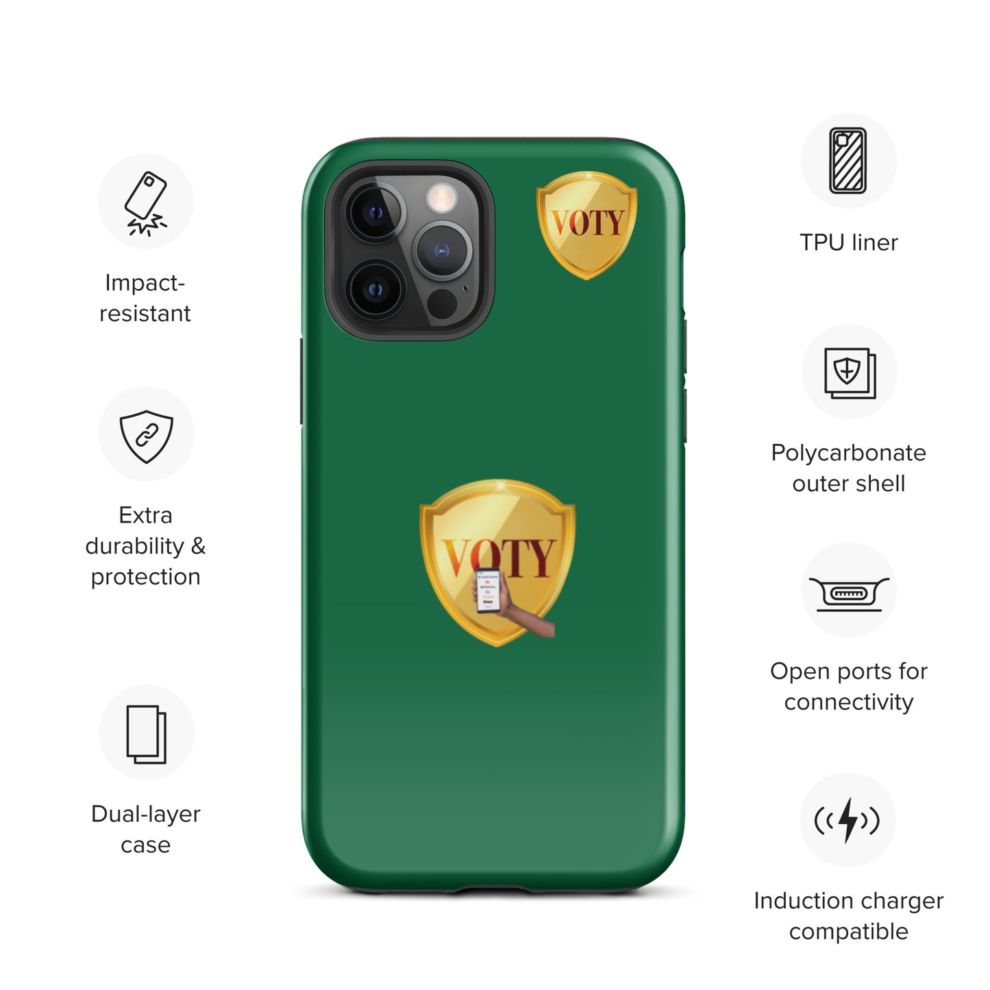 VOTY Tough Case for iPhone 12s