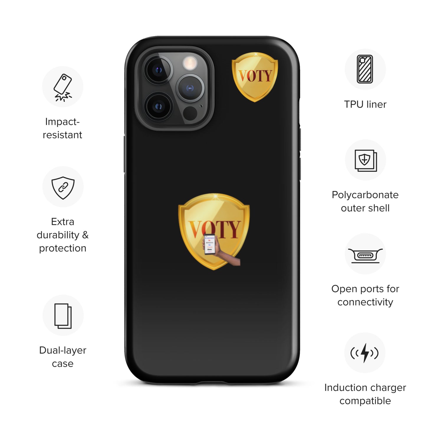 VOTY Tough Case for iPhone 12s