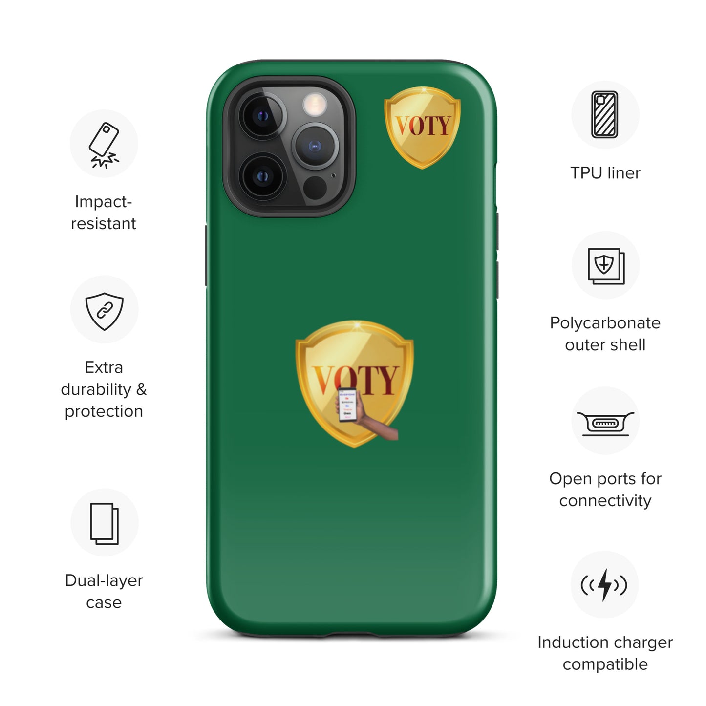 VOTY Tough Case for iPhone 12s