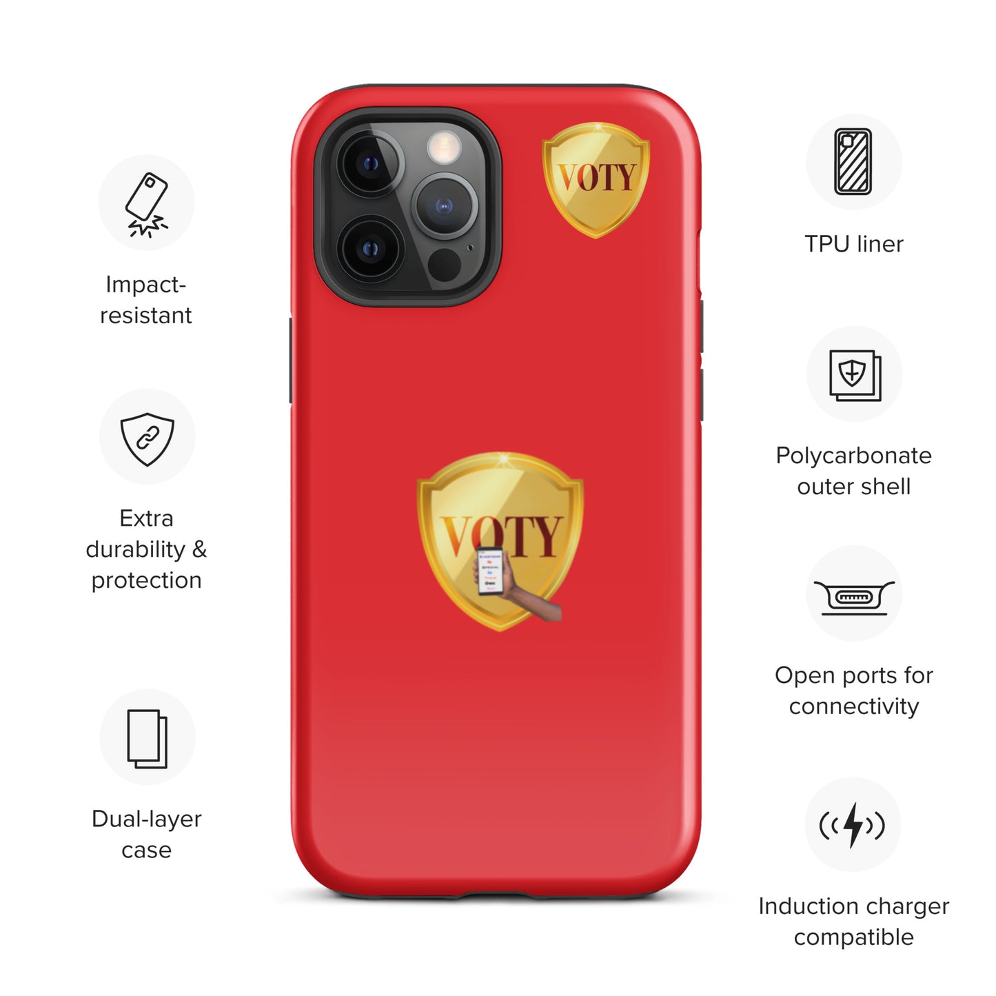 VOTY Tough Case for iPhone 12s