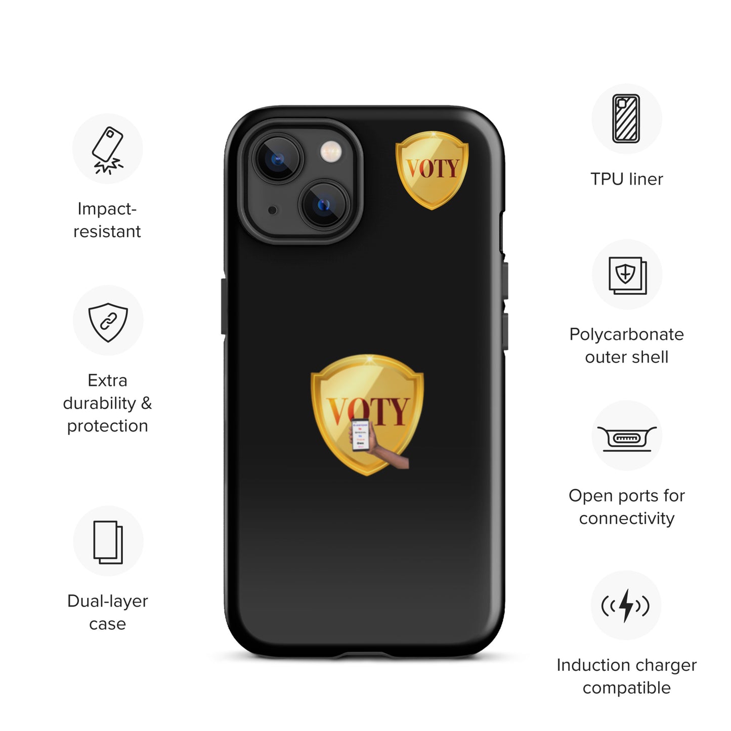 VOTY Tough Case for iPhone 13s