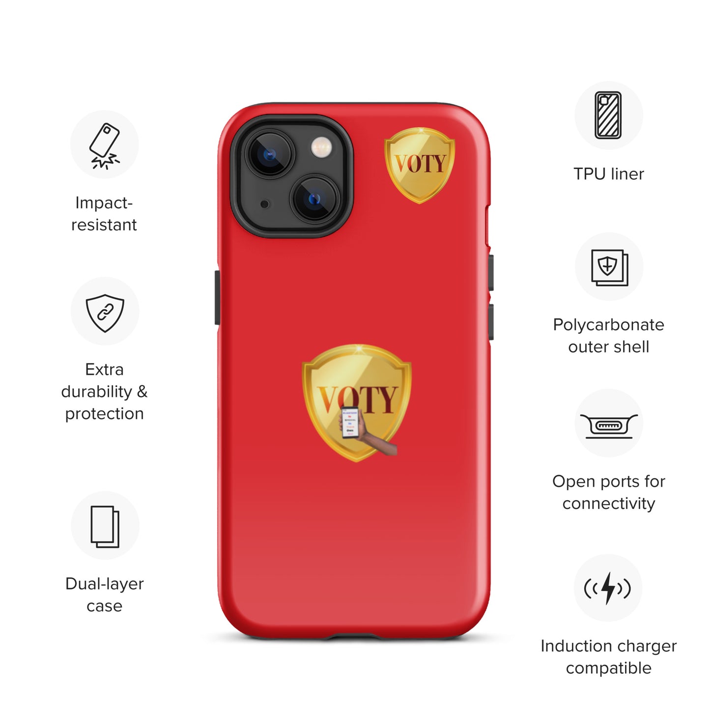 VOTY Tough Case for iPhone 13s