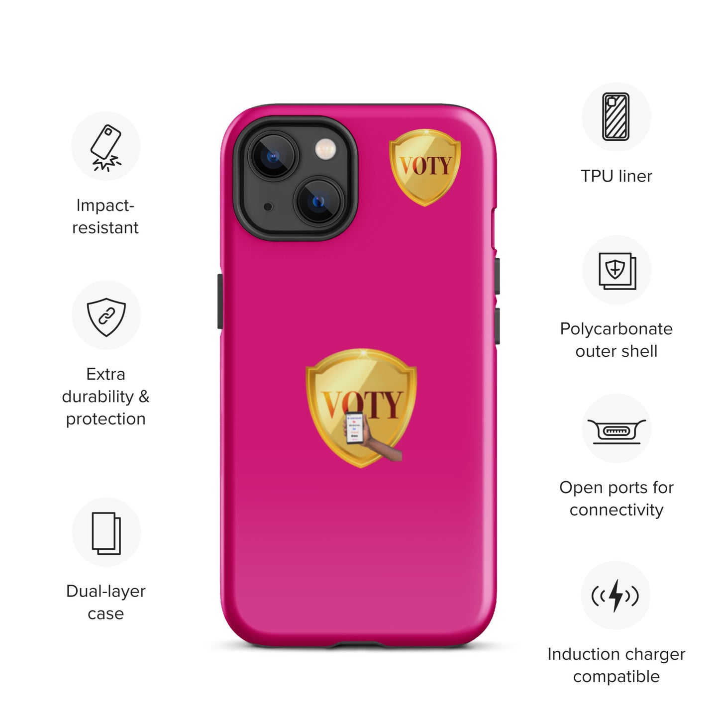 VOTY Tough Case for iPhone 13s