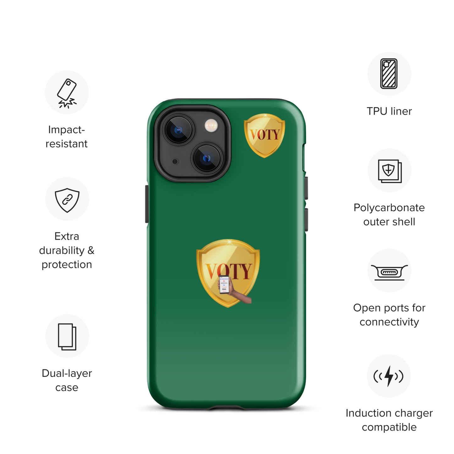 VOTY Tough Case for iPhone 13s