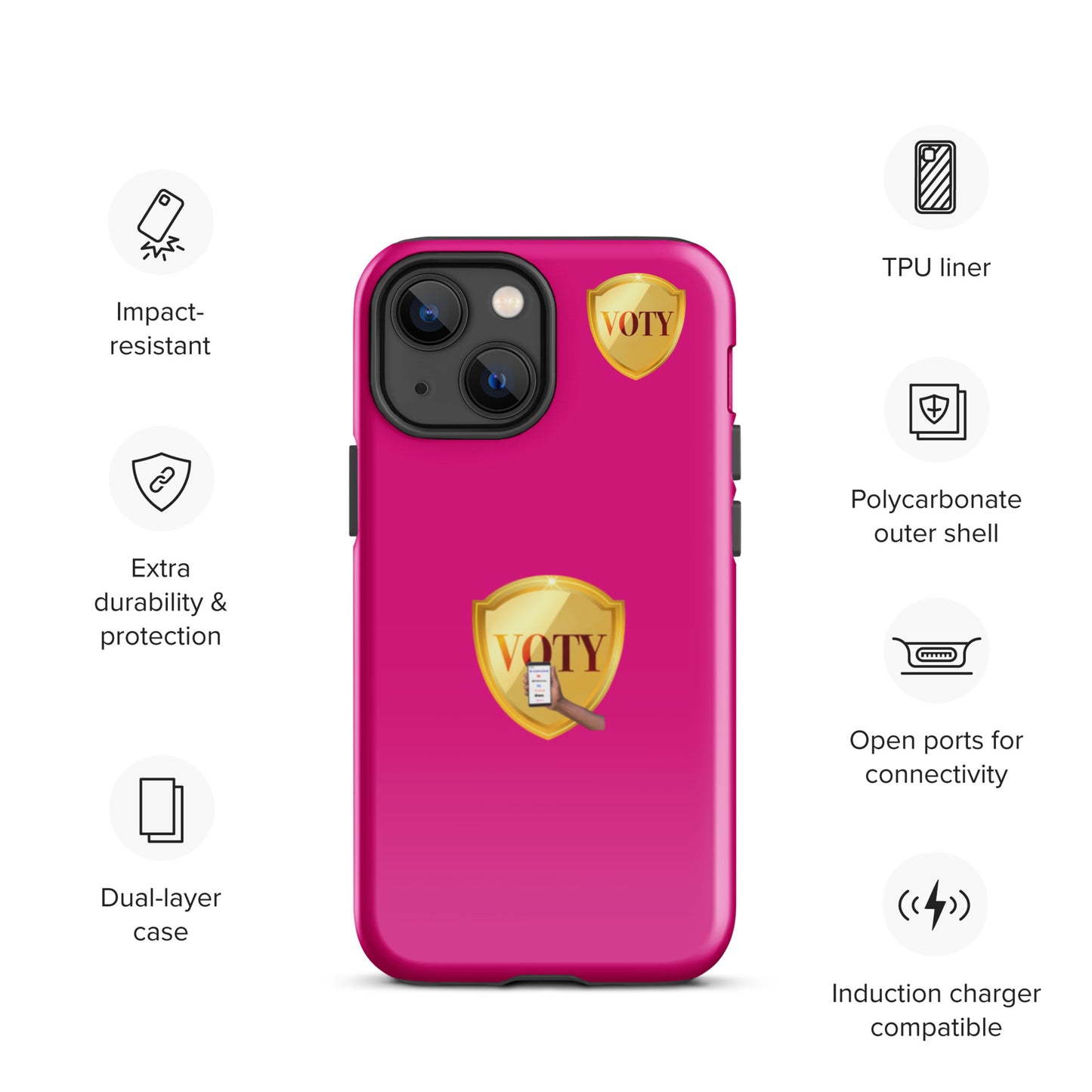 VOTY Tough Case for iPhone 13s