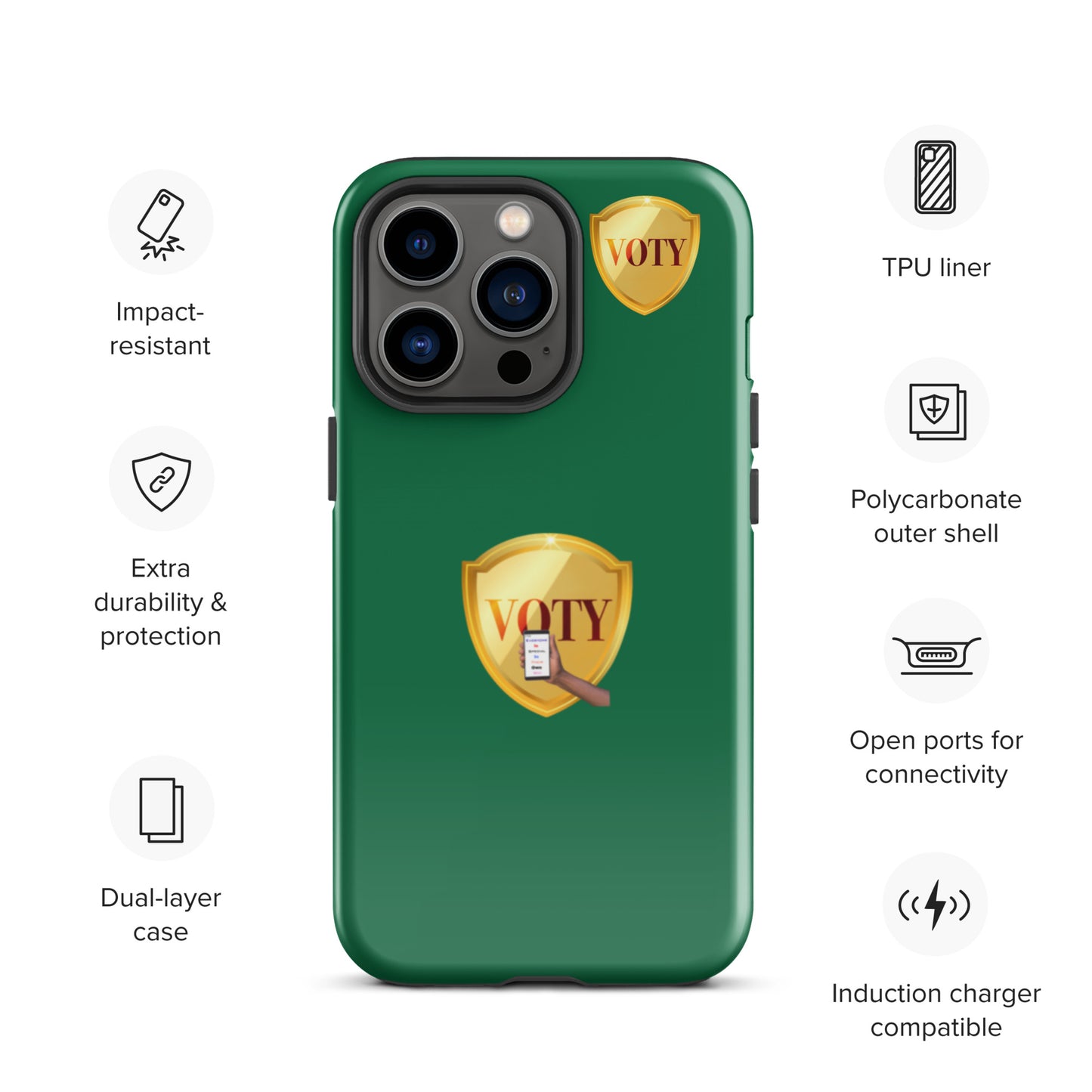 VOTY Tough Case for iPhone 13s