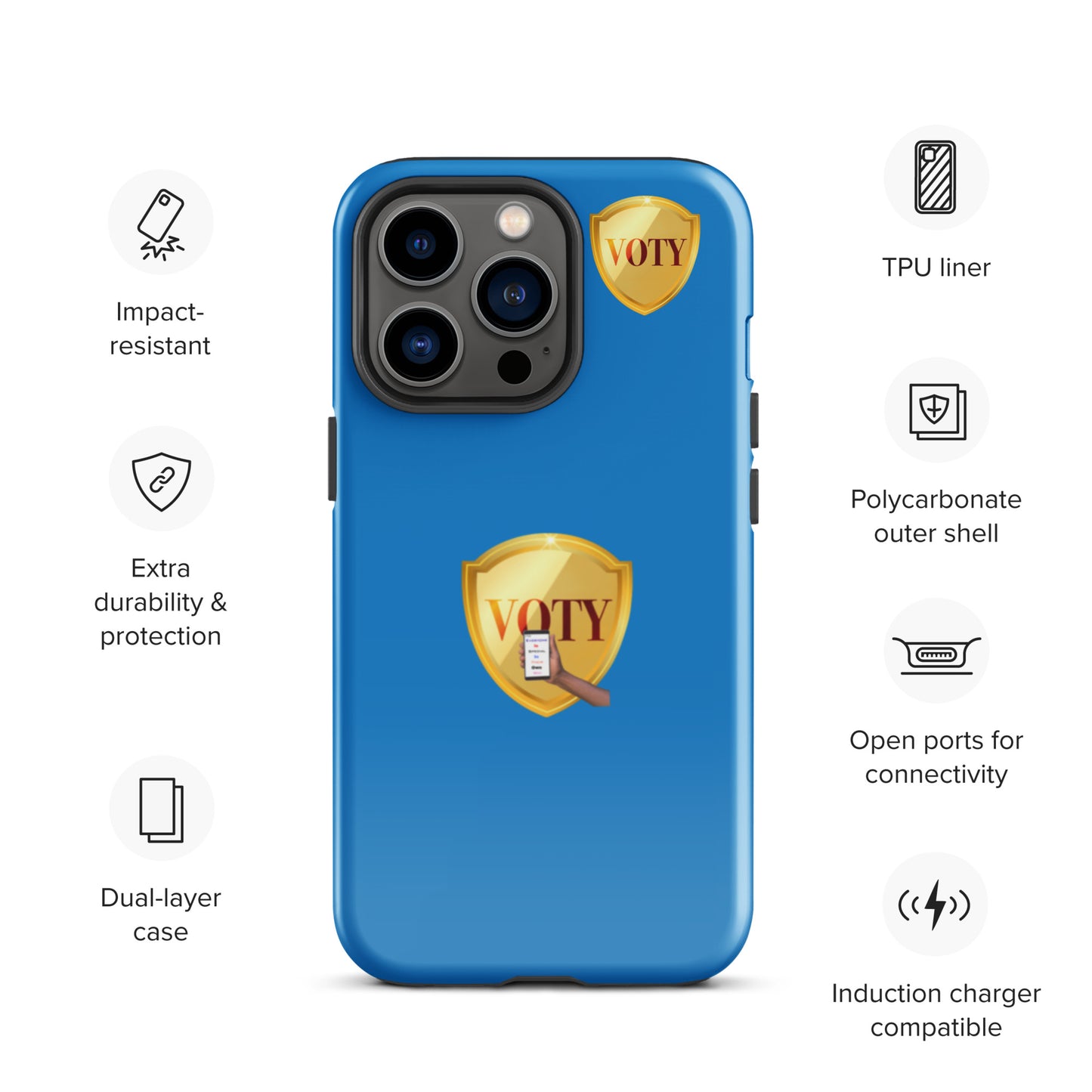 VOTY Tough Case for iPhone 13s