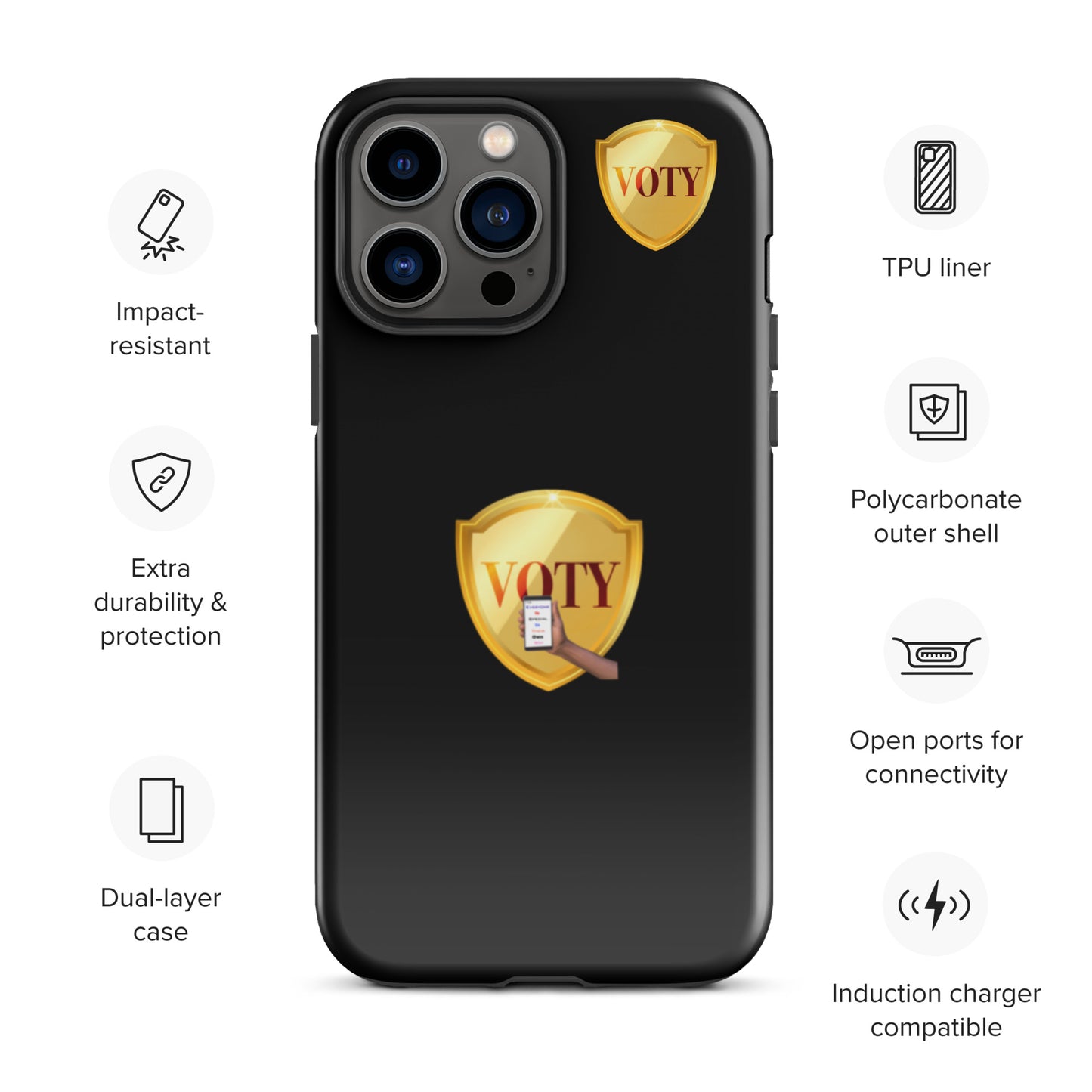 VOTY Tough Case for iPhone 13s