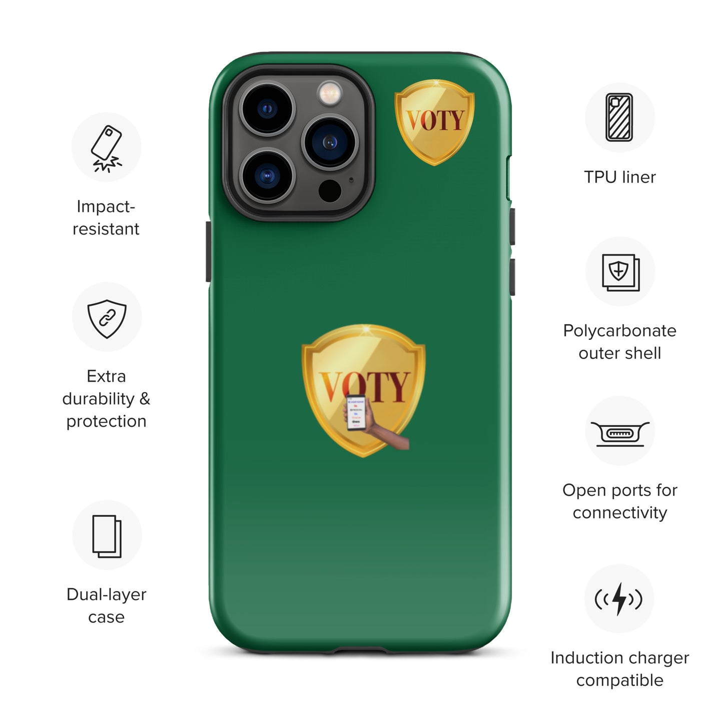 VOTY Tough Case for iPhone 13s