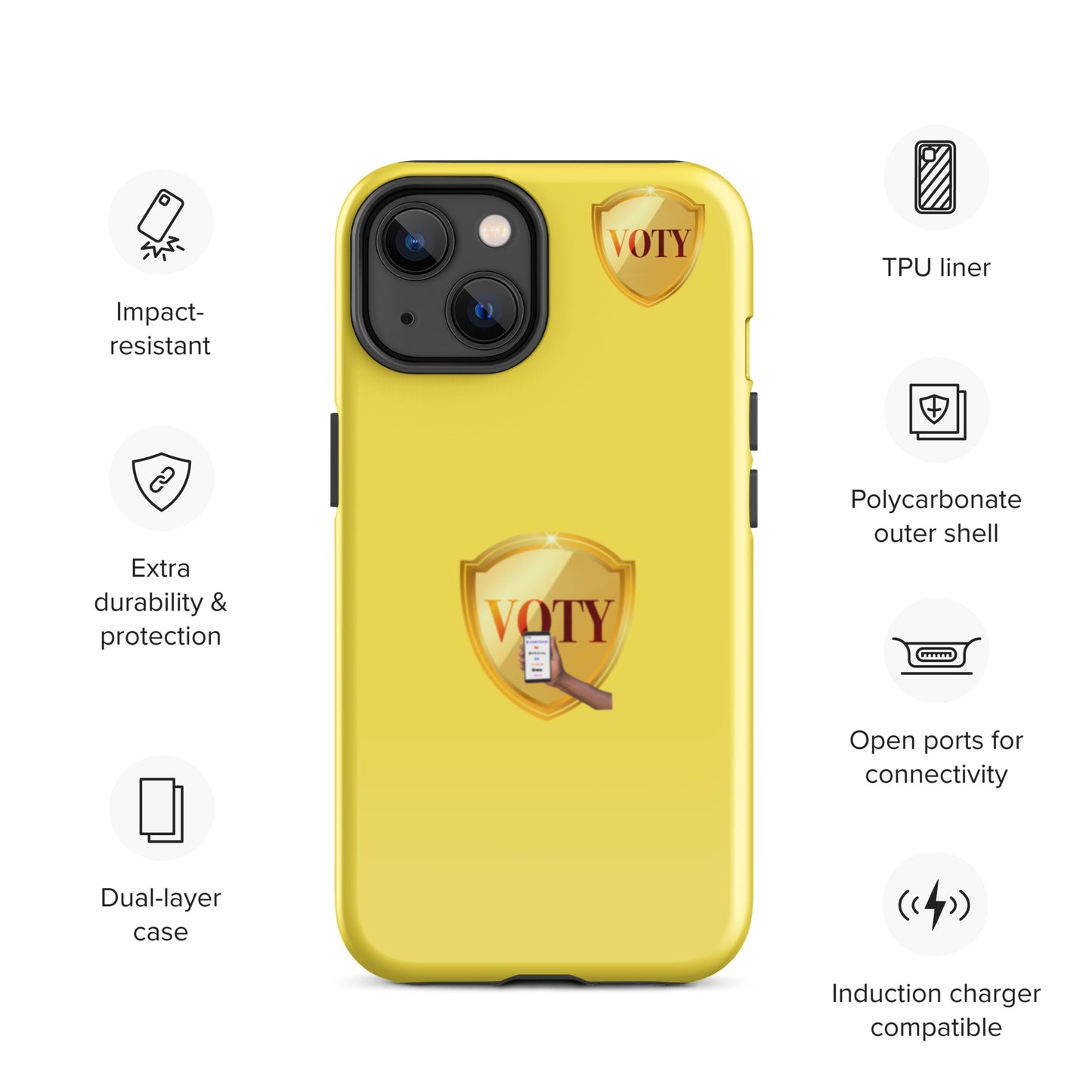 VOTY Tough Case for iPhone 14s