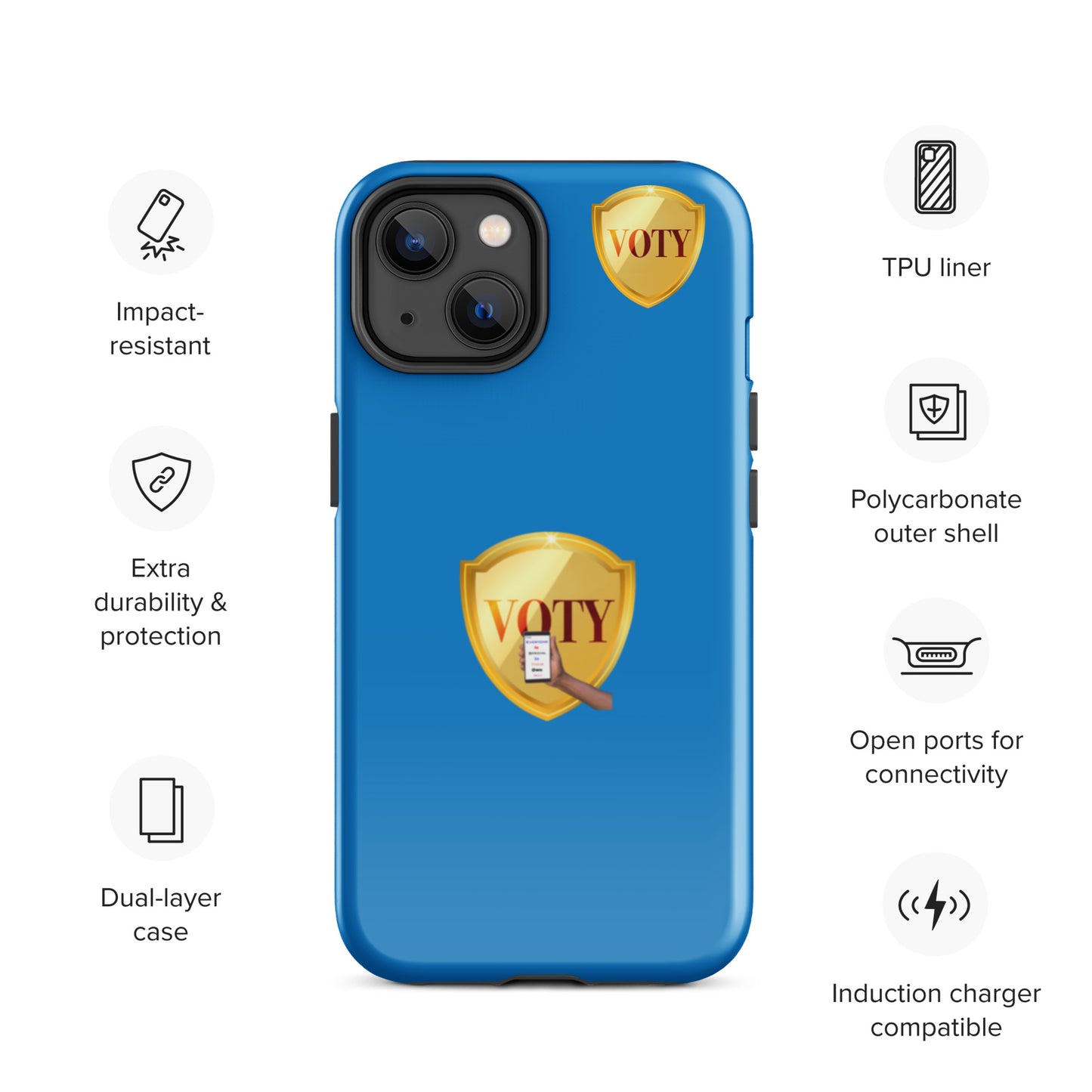 VOTY Tough Case for iPhone 14s