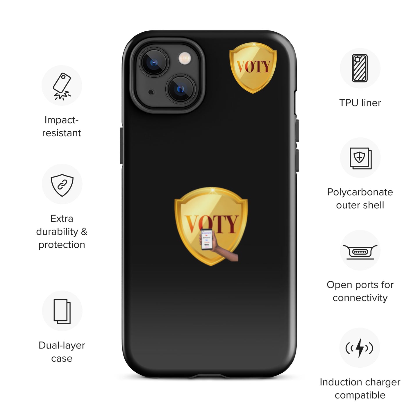 VOTY Tough Case for iPhone 14s
