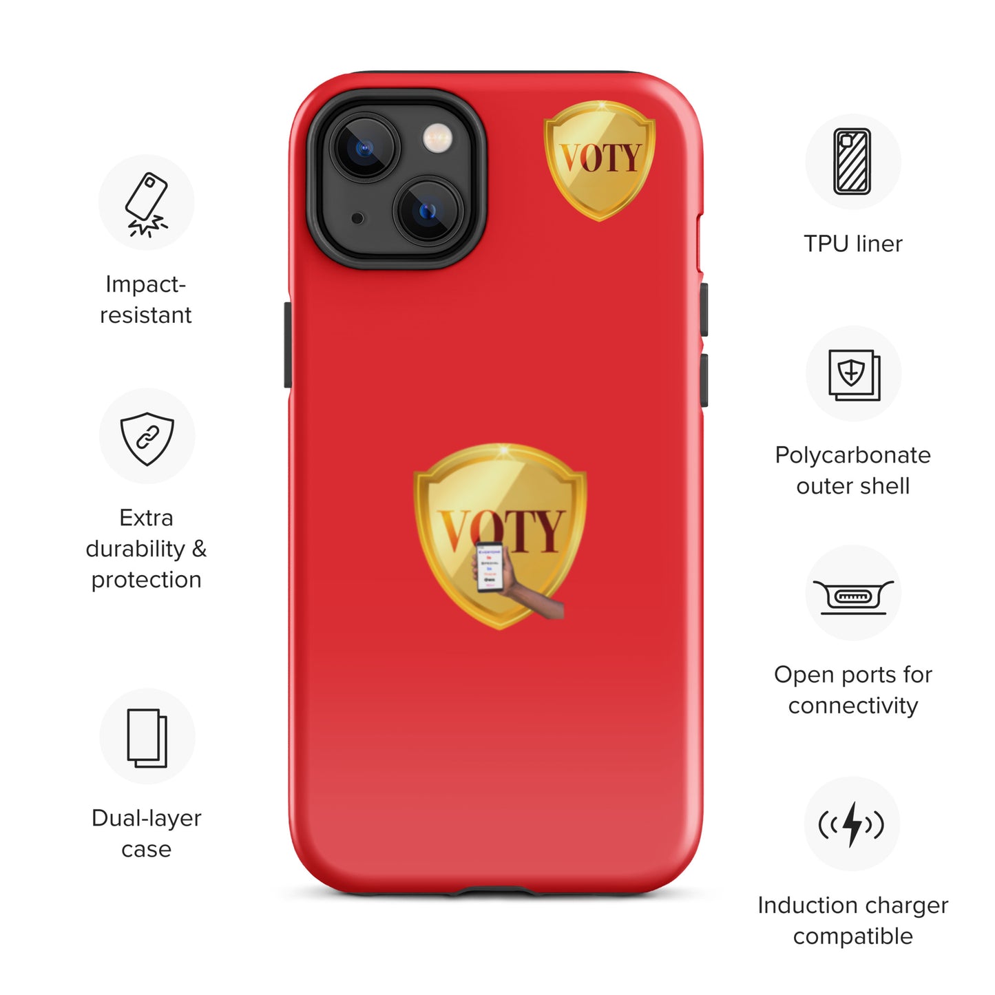VOTY Tough Case for iPhone 14s